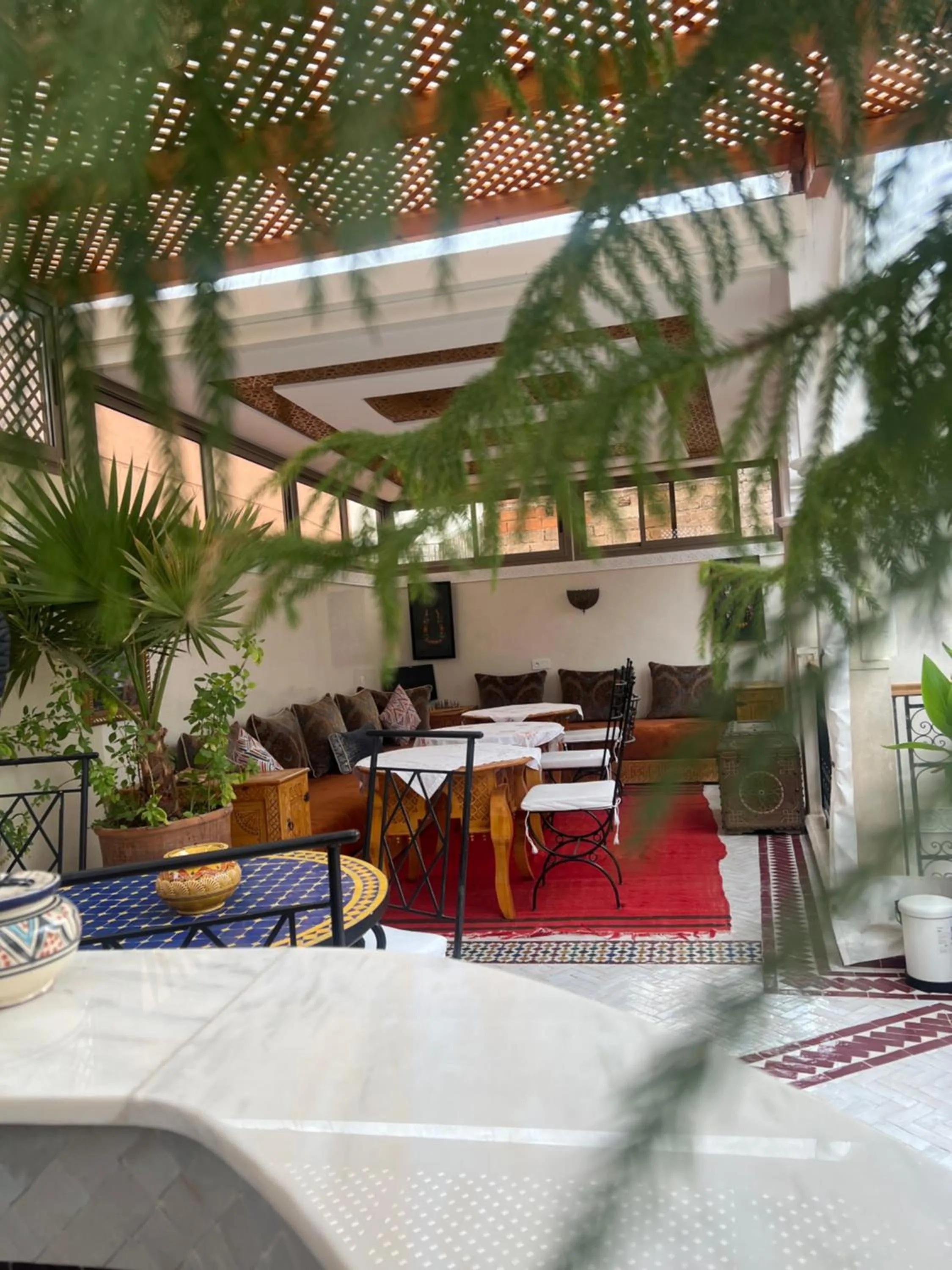 Patio in Riad Rose Mati