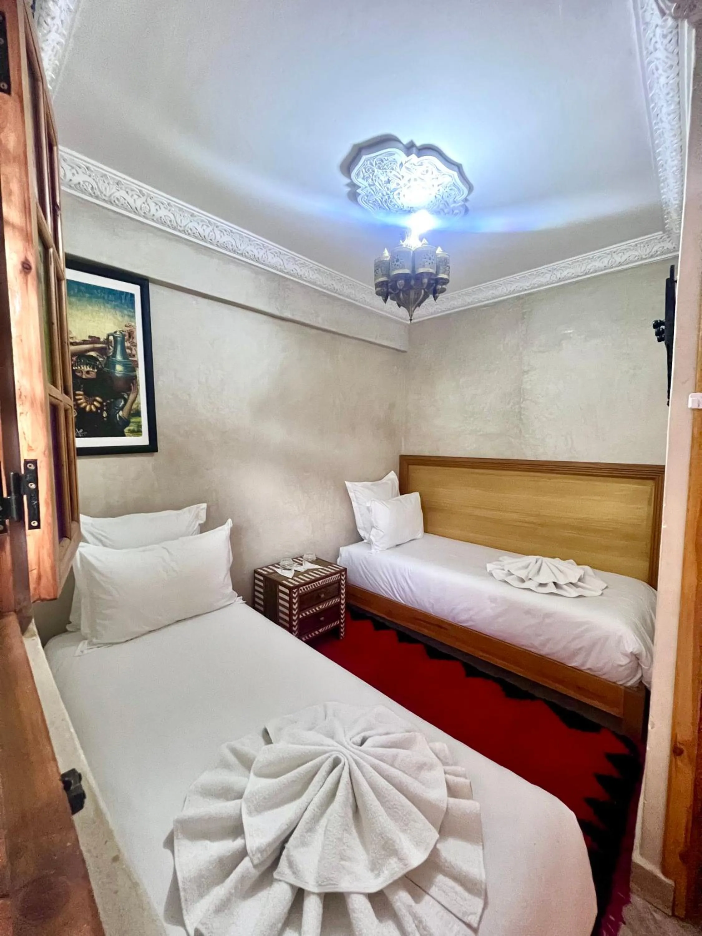 Photo of the whole room, Bed in Riad Rose Mati