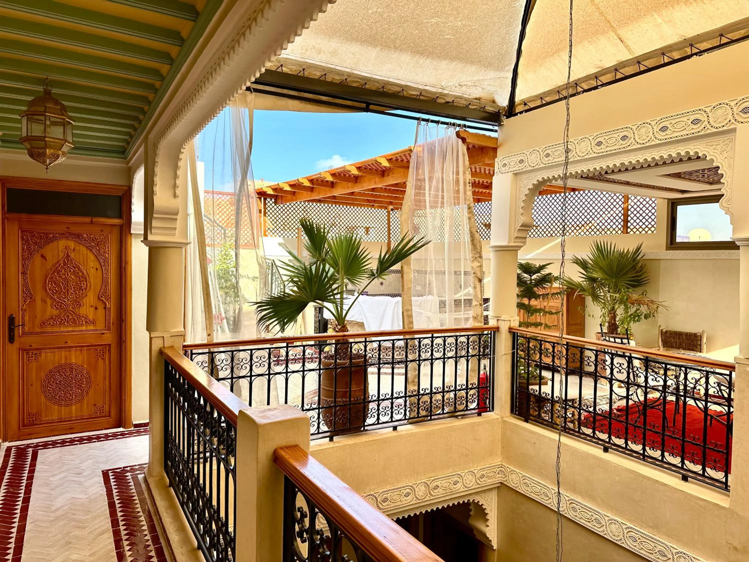 Patio in Riad Rose Mati