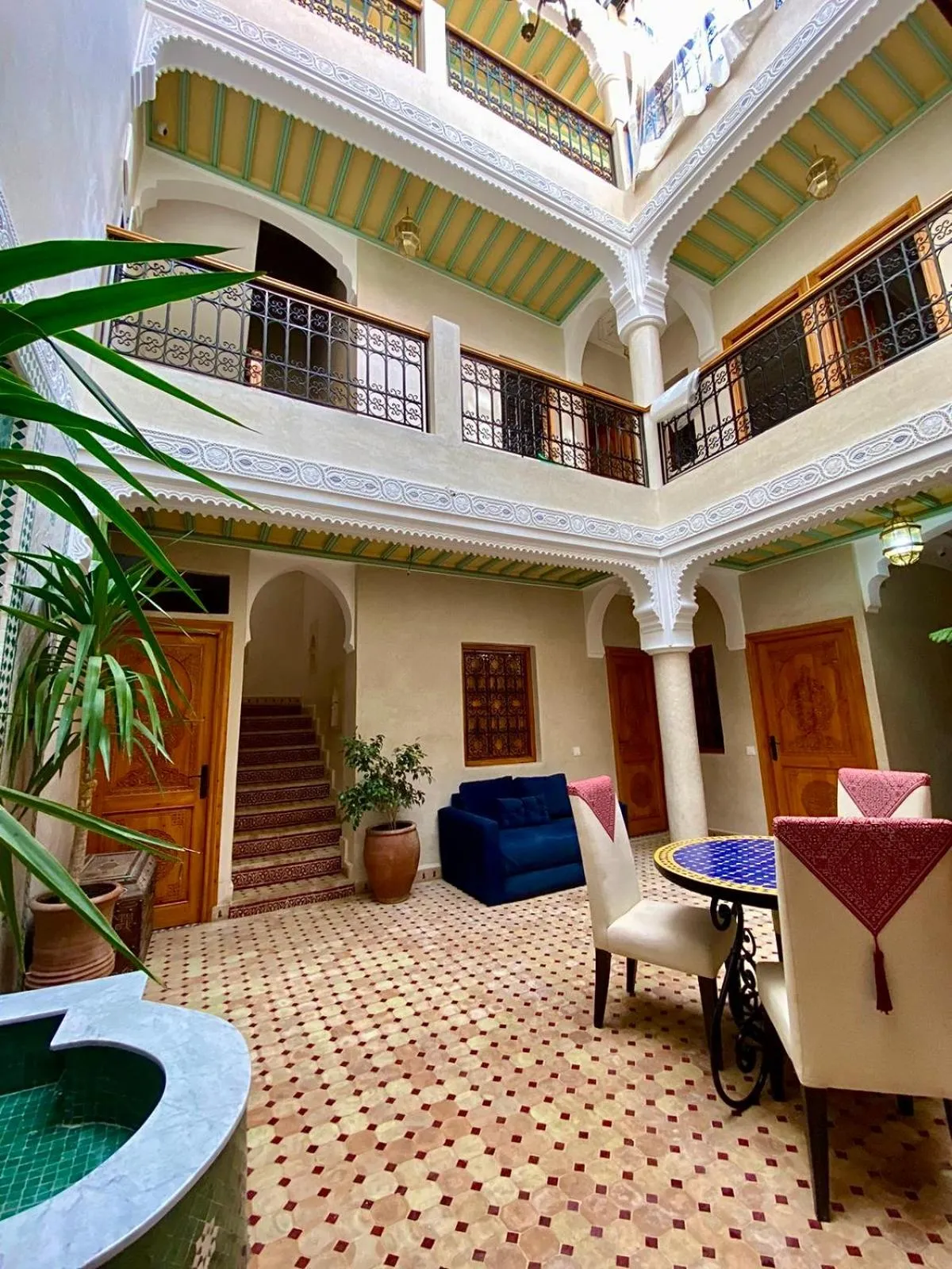 Patio in Riad Rose Mati