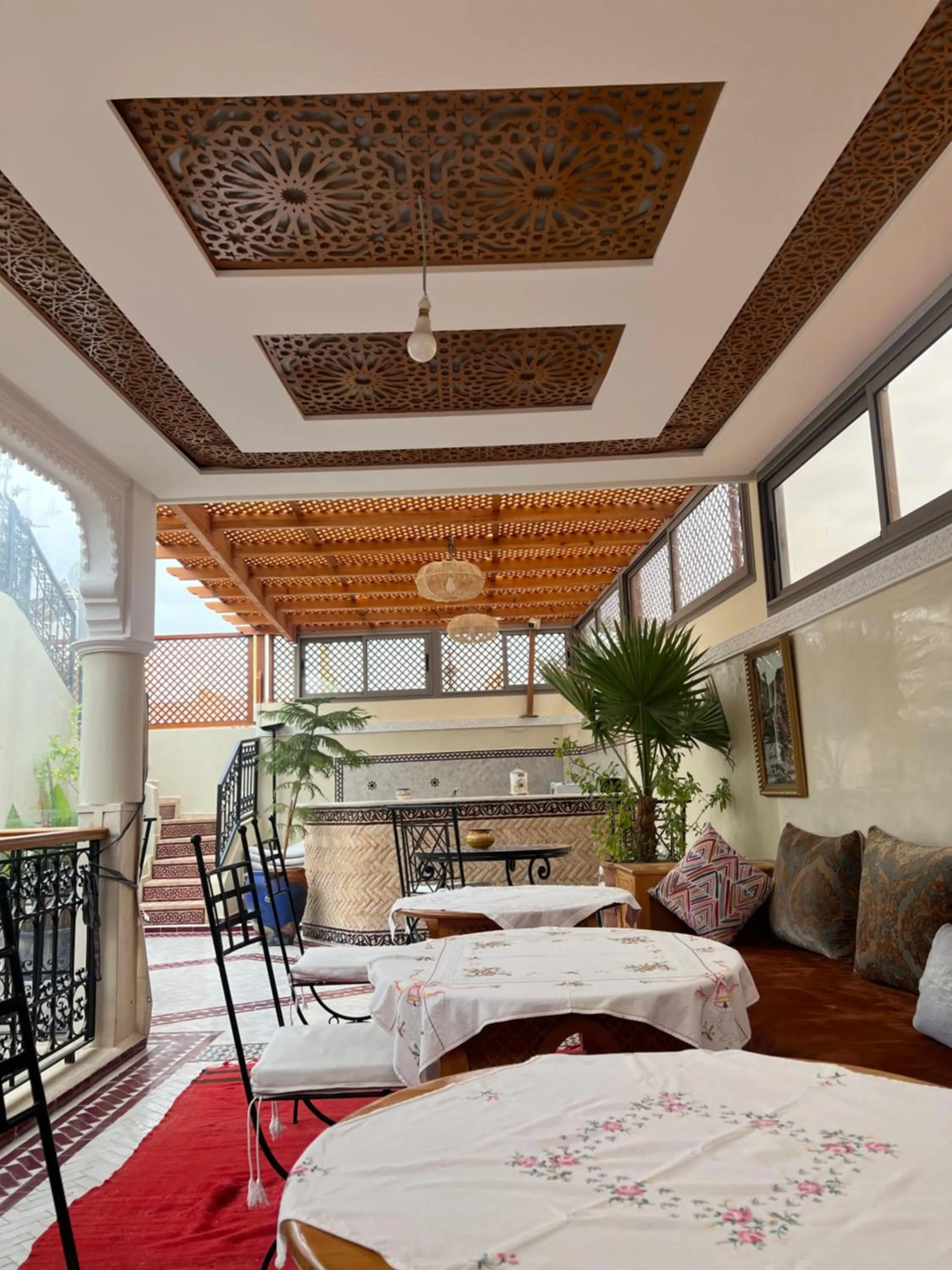 Patio in Riad Rose Mati