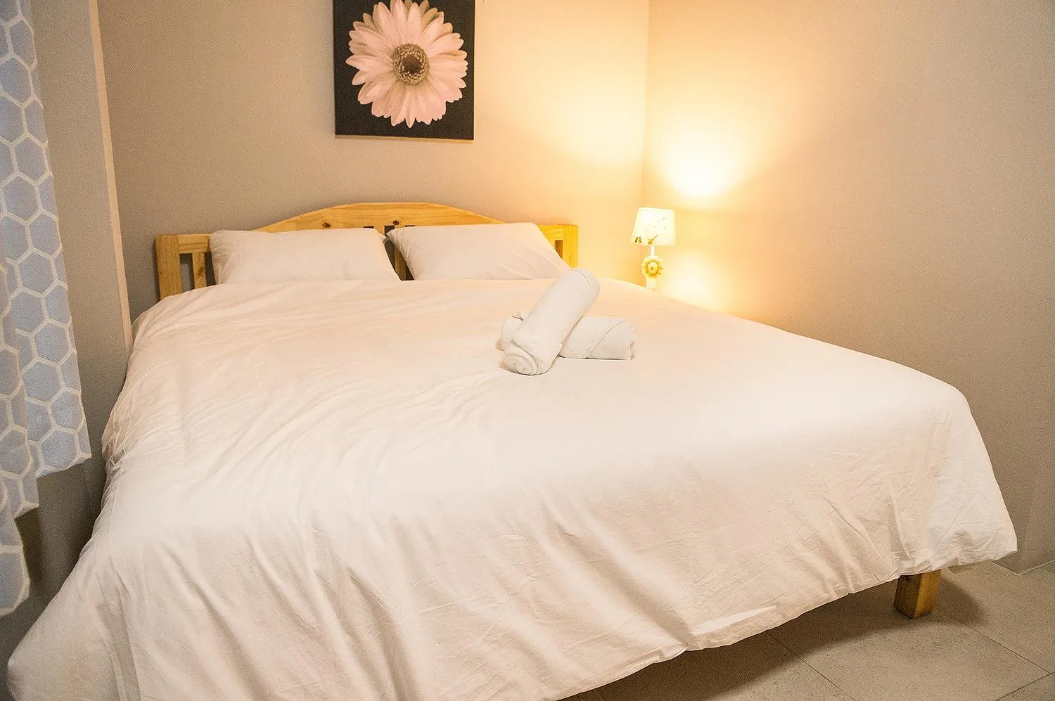 Bed in Chiang Mai Bann Income Homestay