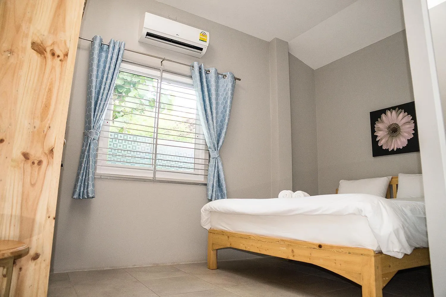 Bed in Chiang Mai Bann Income Homestay