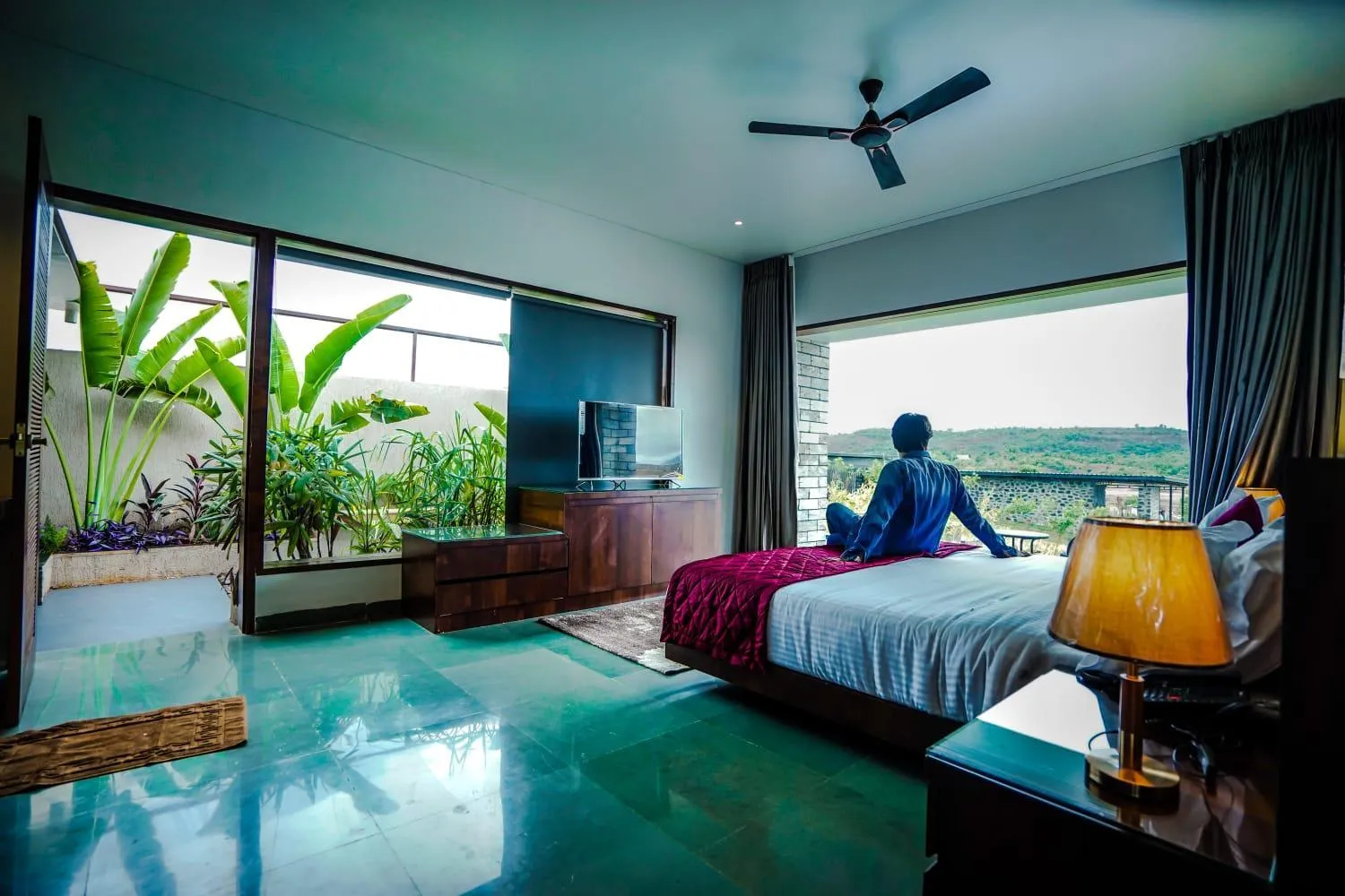 Bed in Amour Resort & Spa Pawana