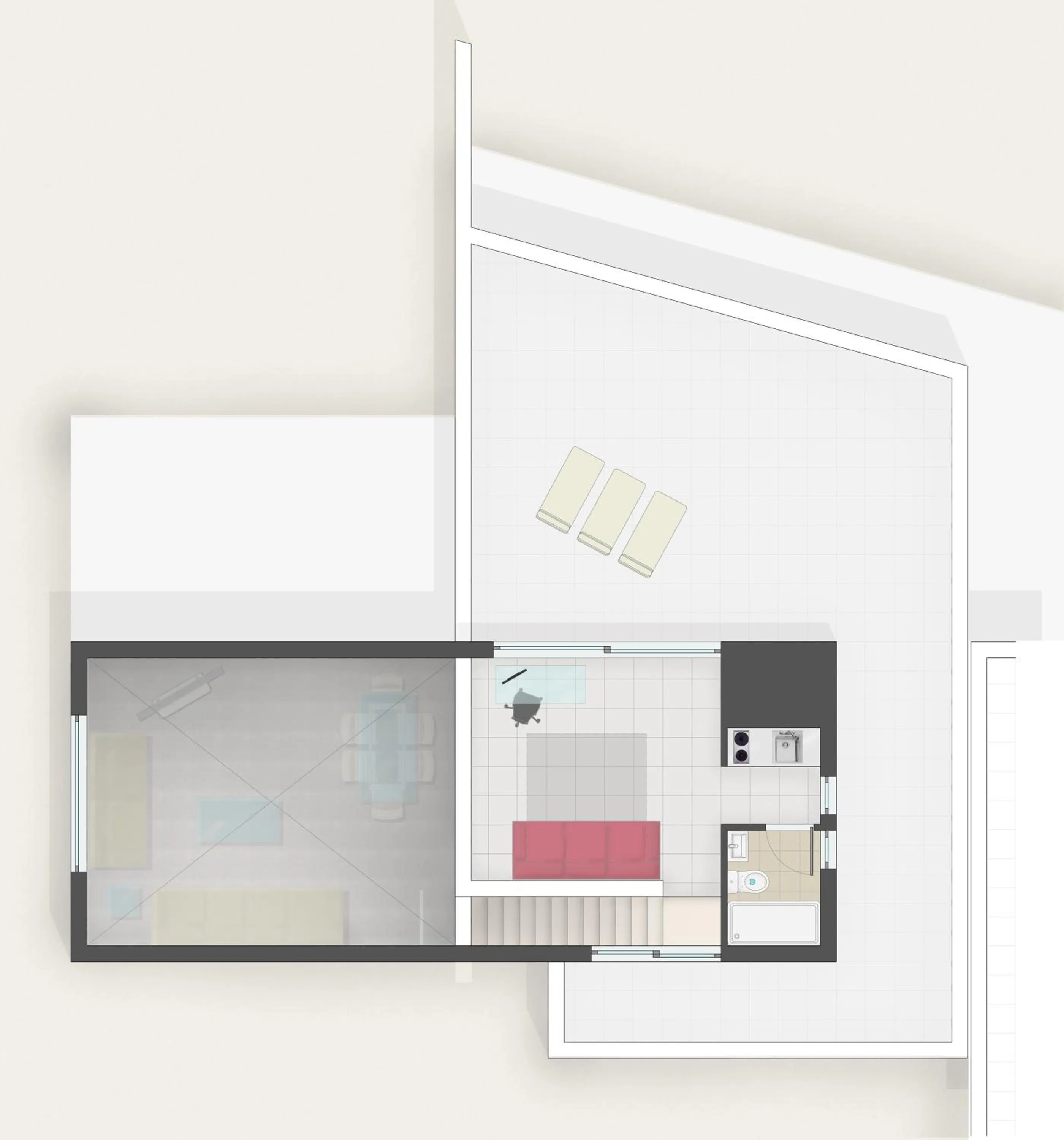 Floor plan in Gramvousa Villas