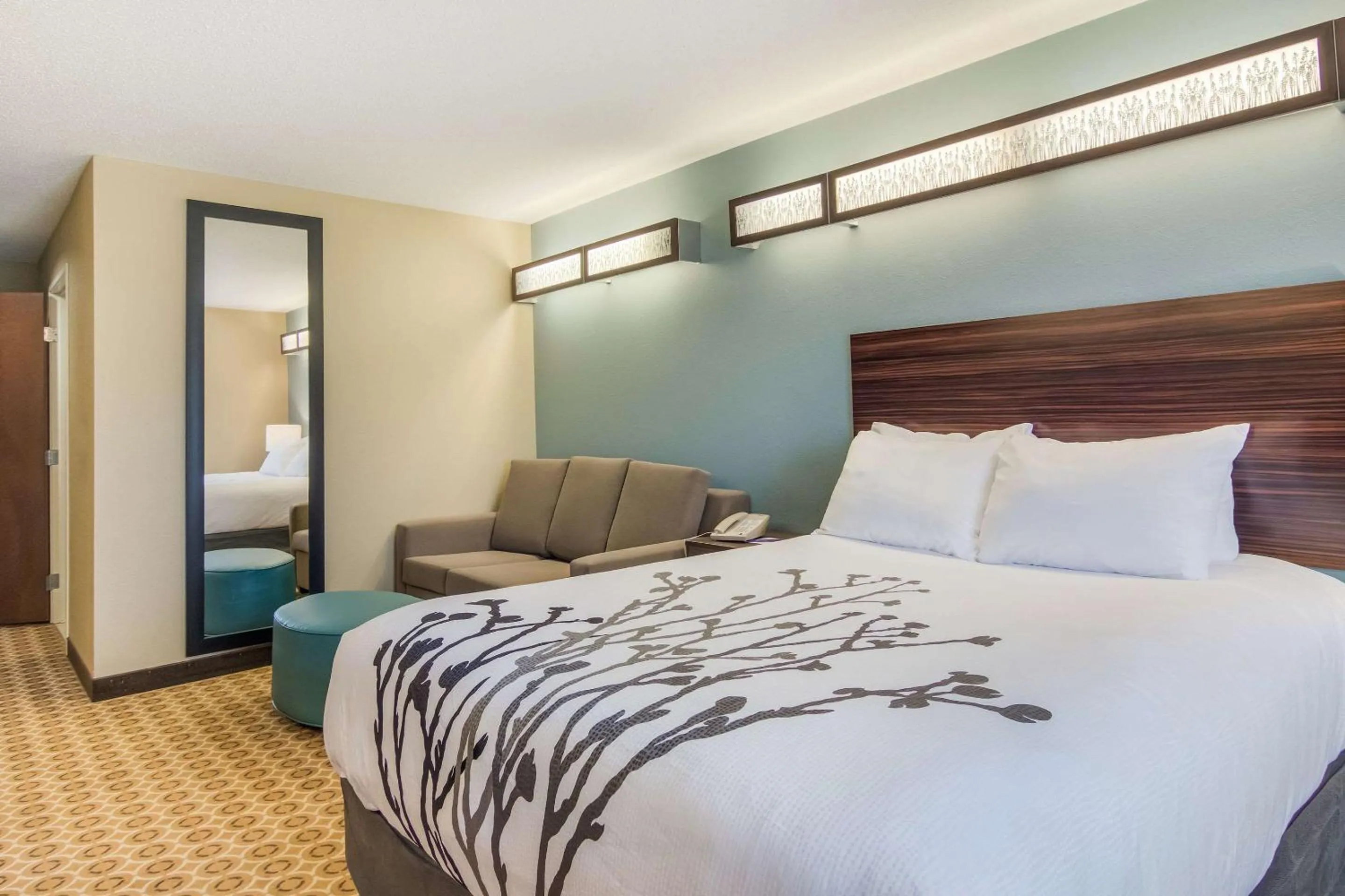 Photo of the whole room in Sleep Inn & Suites Steubenville at the University