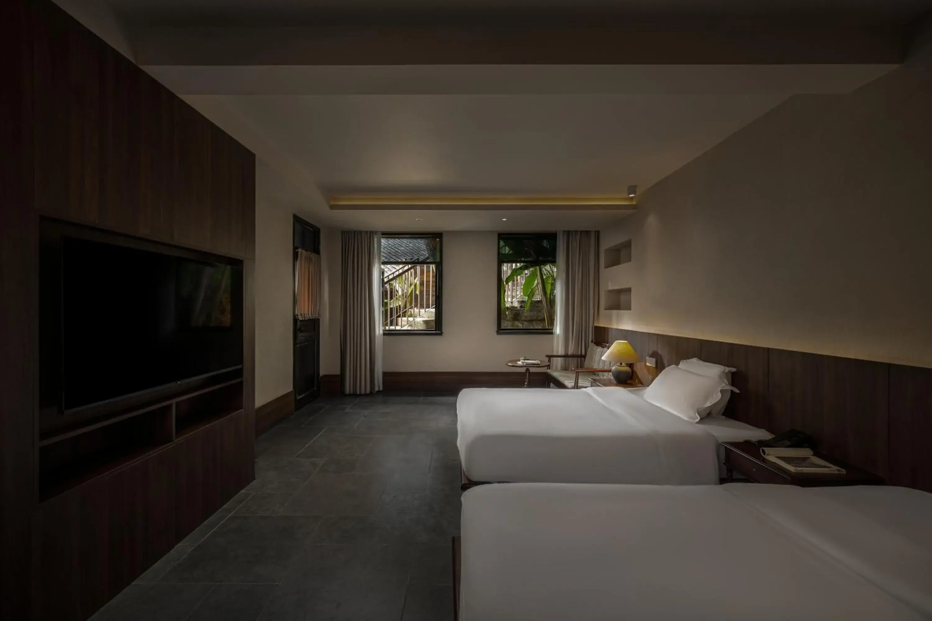 Twin Room with View - single occupancy in Futon Designer Hotel-Liberation Monument&Nanbin Road Store Twin Room with View - single occupancy in Futon Designer Hotel-Liberation Monument&Nanbin Road Store