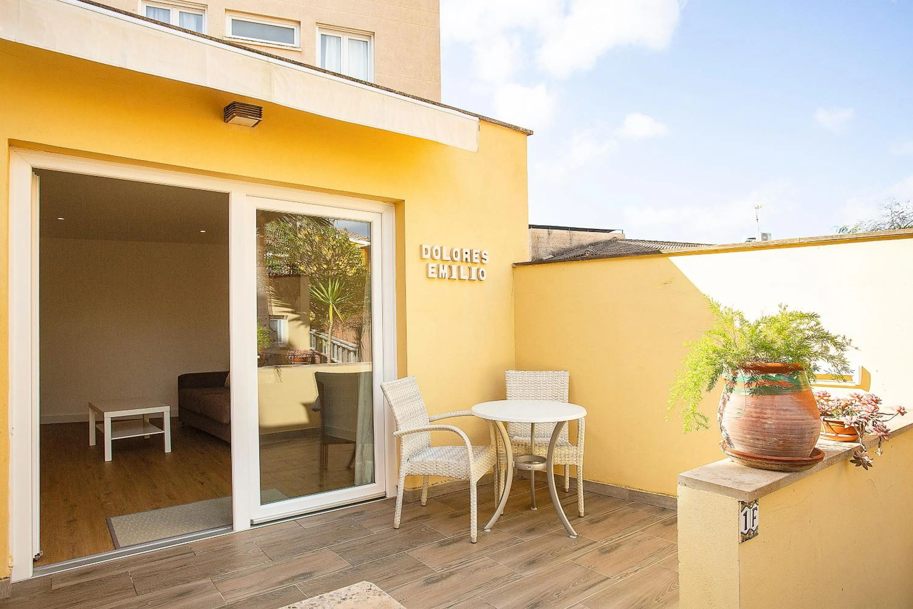 Patio in Hotel Cupidor