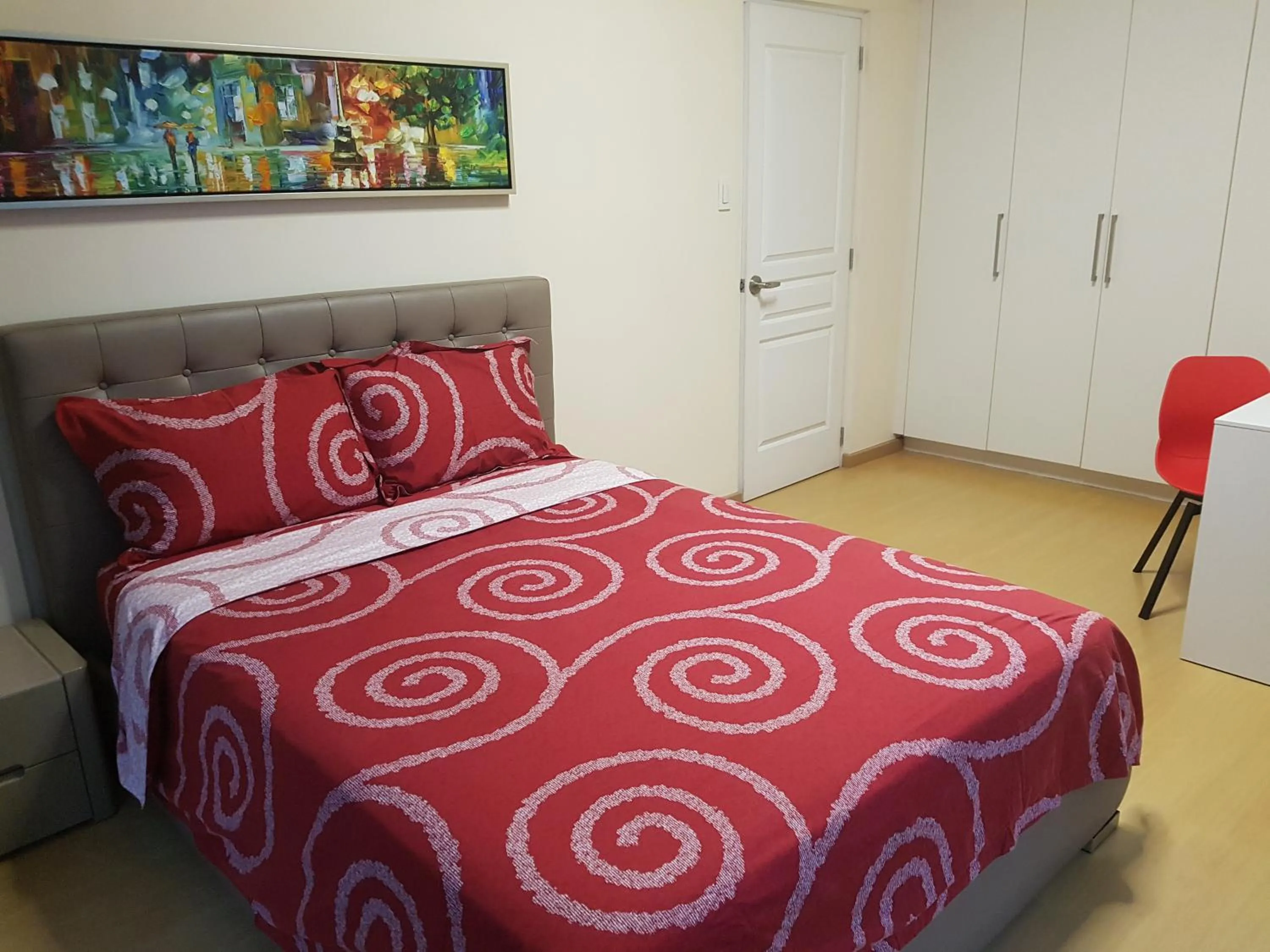 Bed in Avant Apartments at The Fort