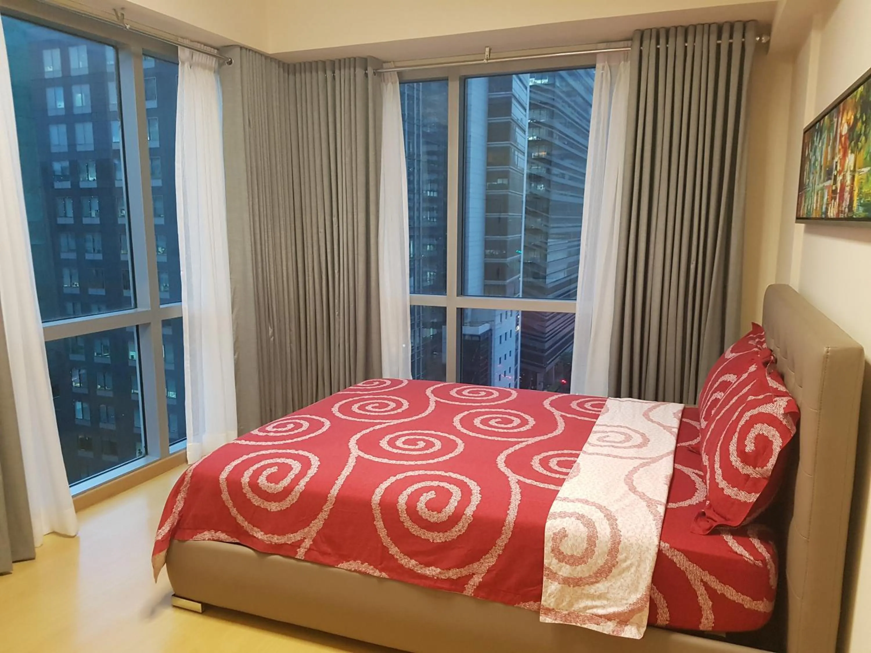 Bed in Avant Apartments at The Fort