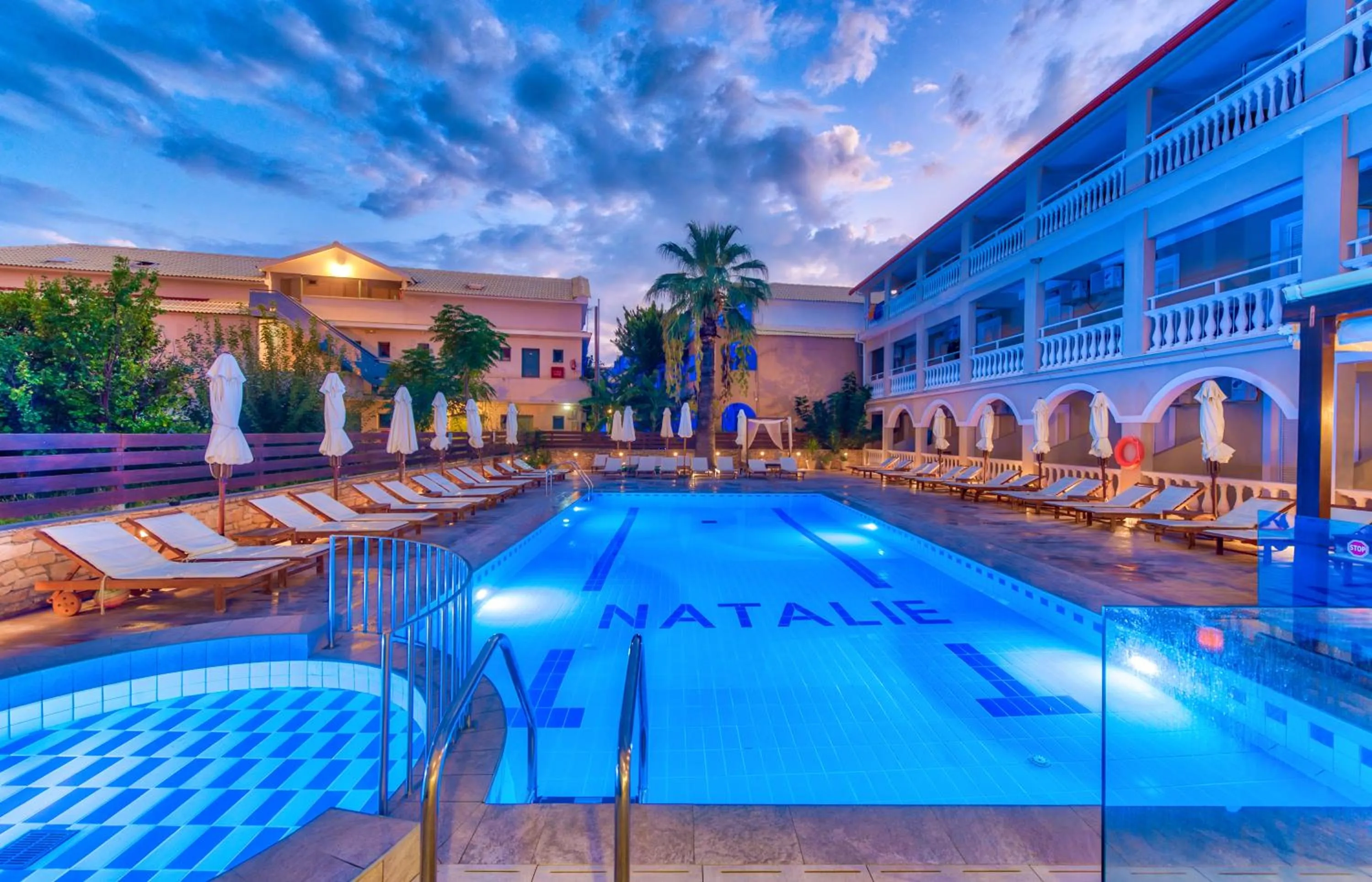 Pool view in Natalie Hotel