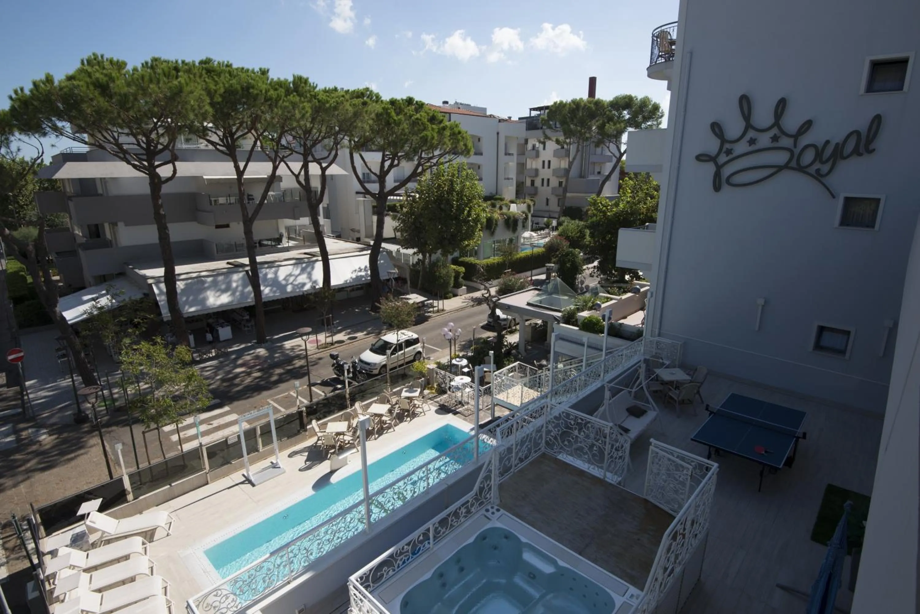 Pool view in Royal Boutique Hotel