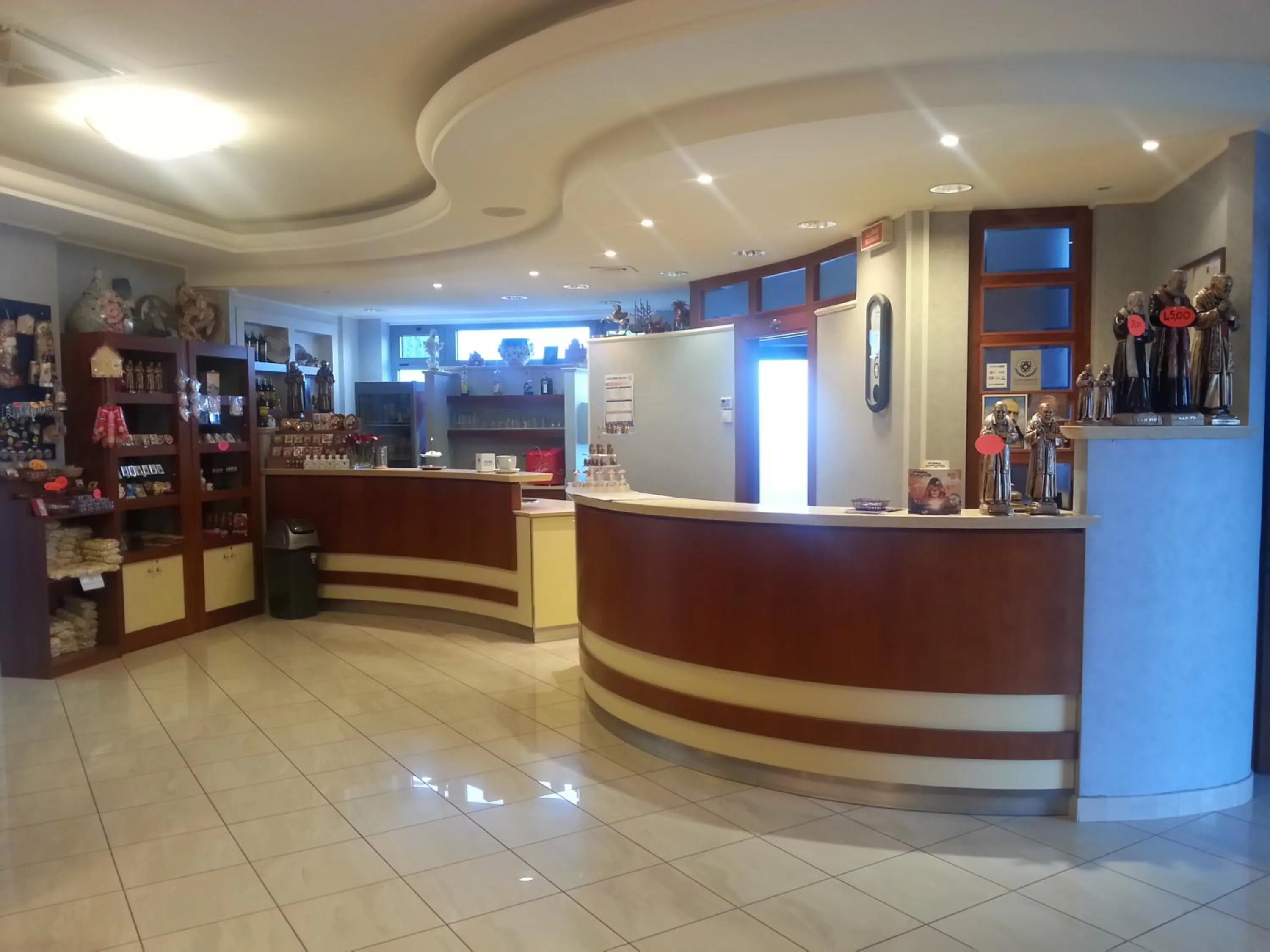 Lobby or reception in Hotel Pegaso