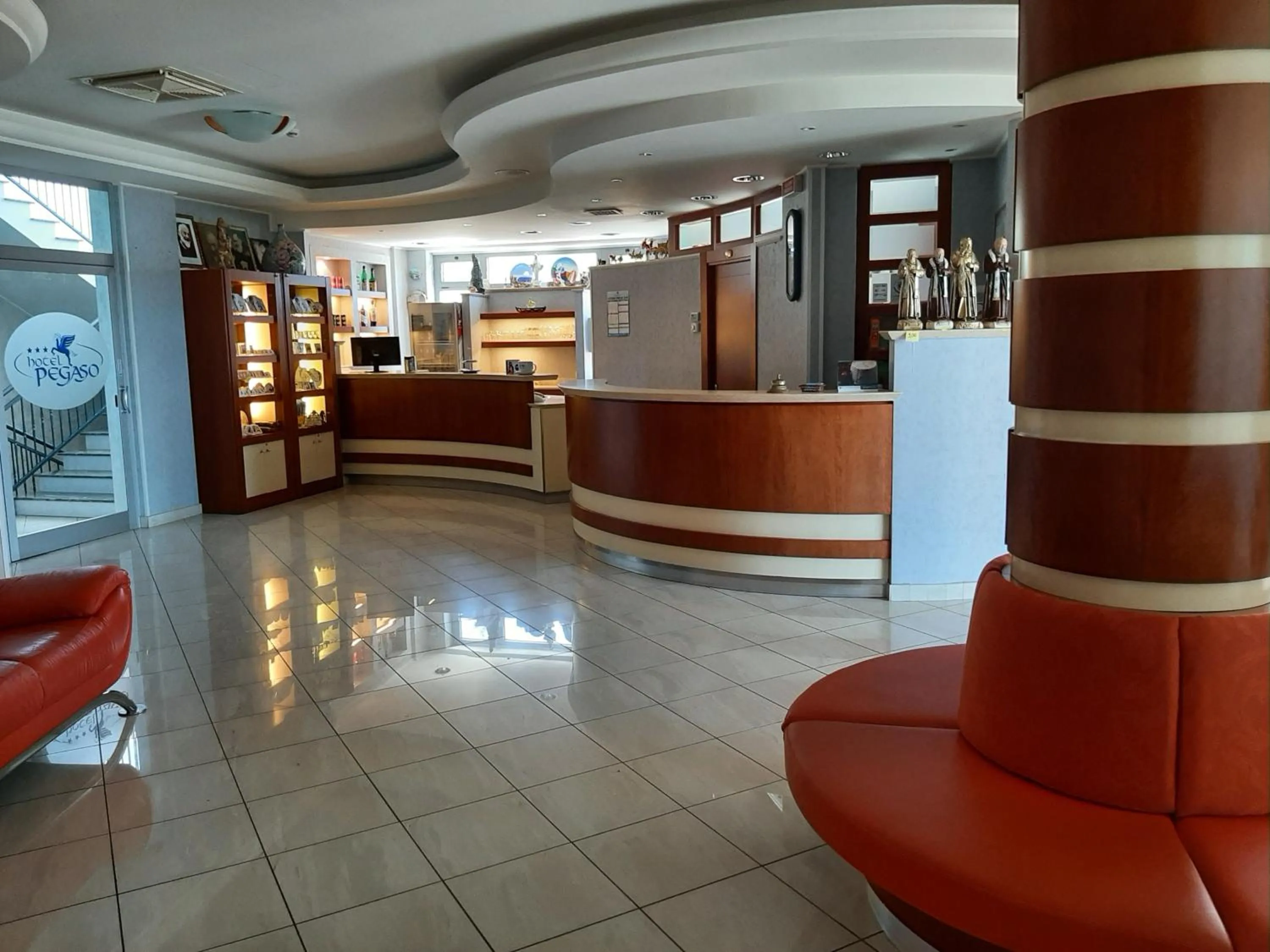 Lobby or reception in Hotel Pegaso