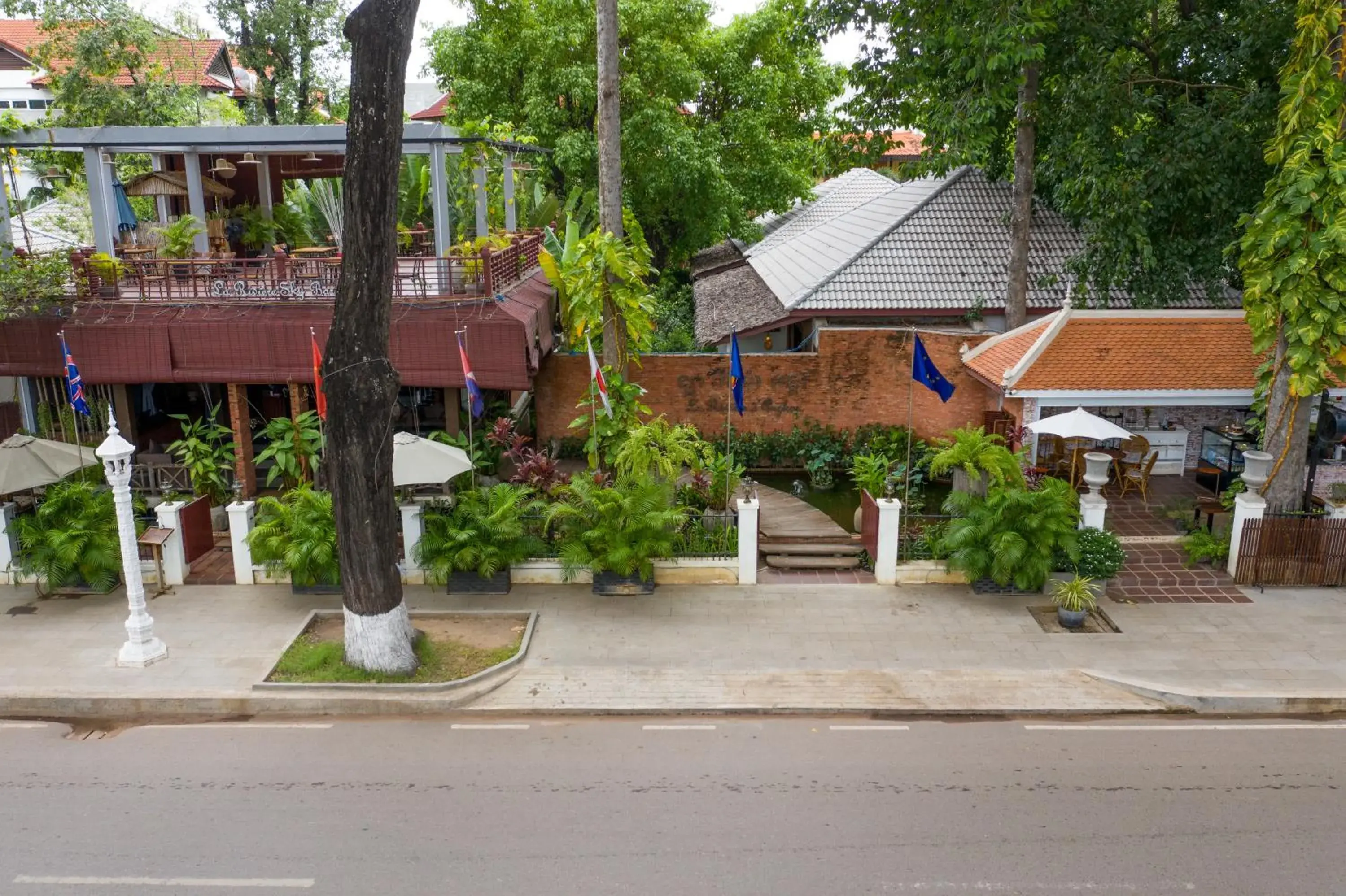 Bird's eye view in La Rivière d' Angkor Resort Bird's eye view in La Rivière d' Angkor Resort
