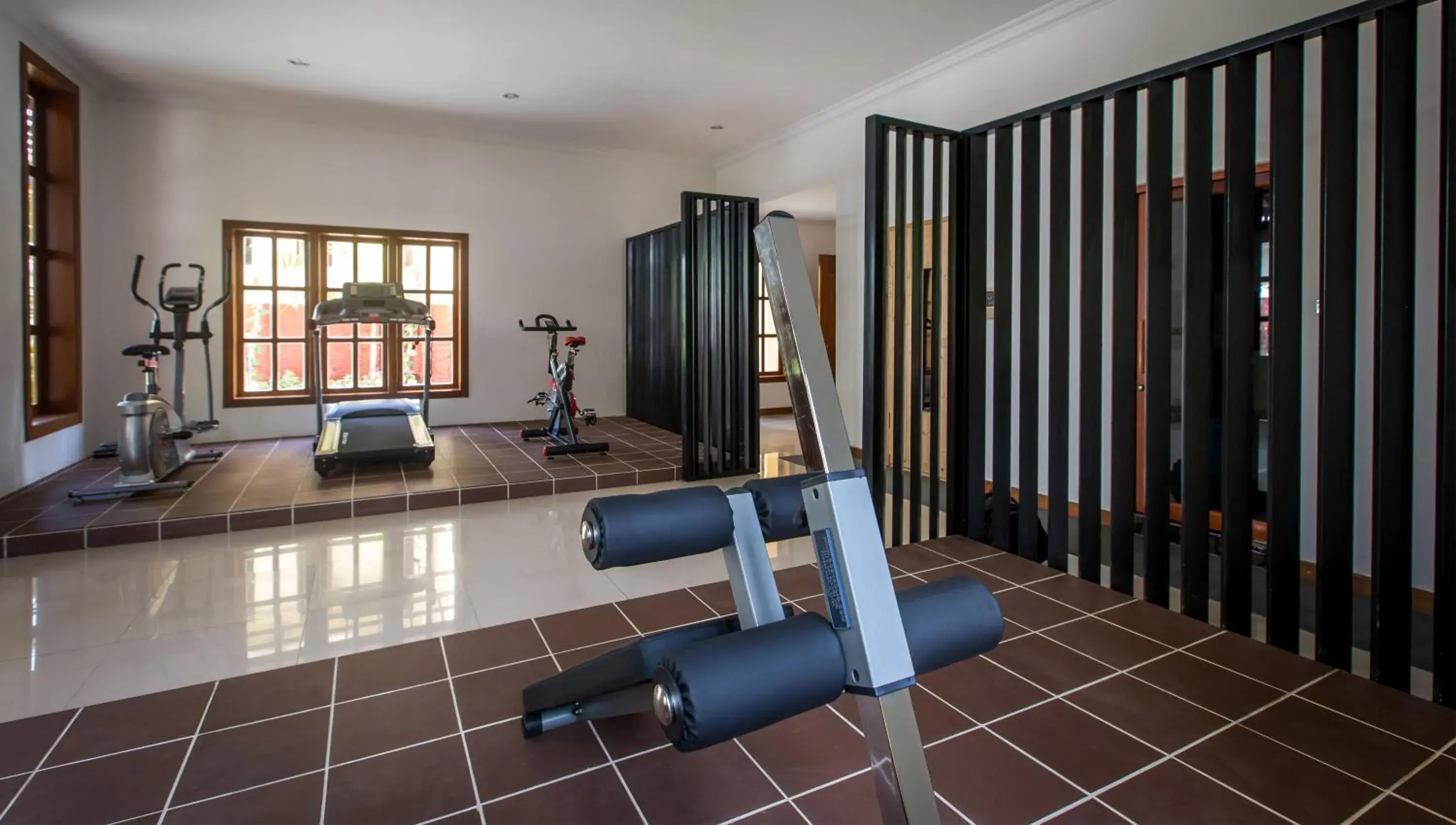 Fitness centre/facilities in La Rivière d' Angkor Resort Fitness centre/facilities in La Rivière d' Angkor Resort