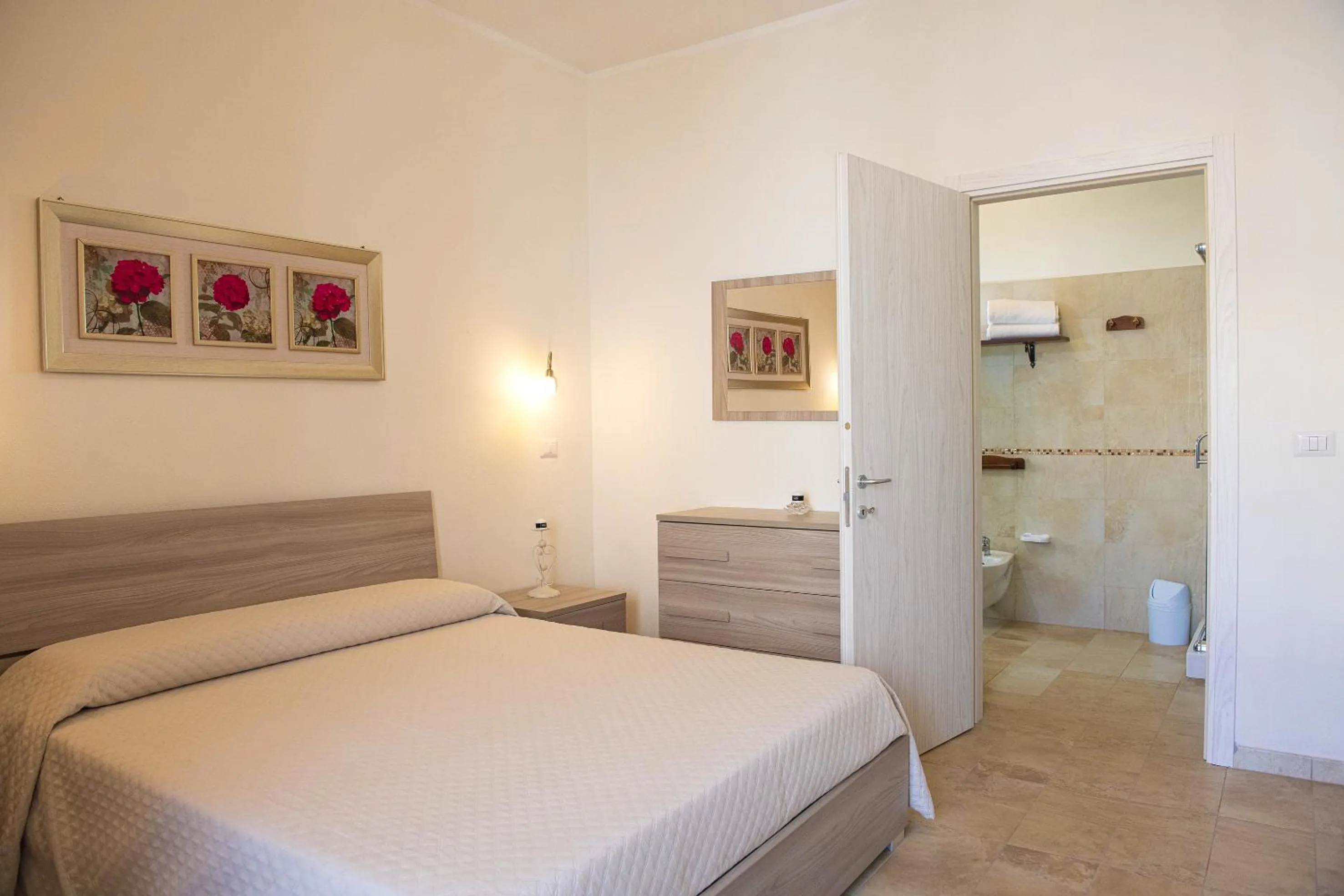 Bedroom, Bed in B&B I Gerani