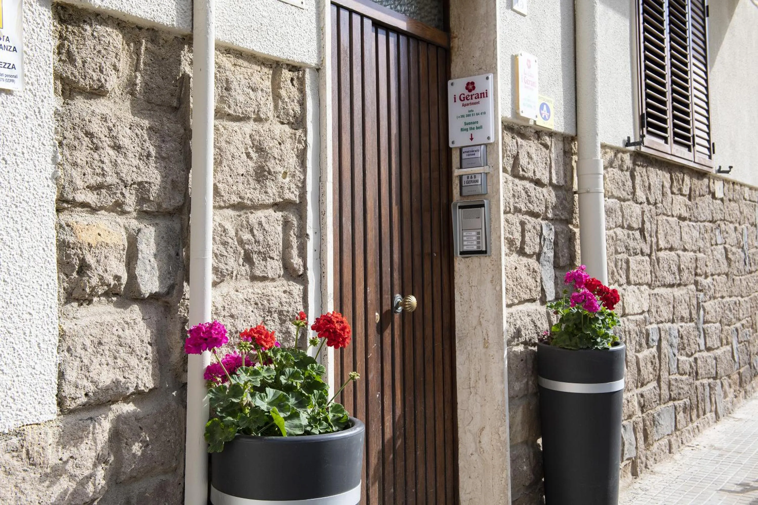 Facade/entrance in B&B I Gerani