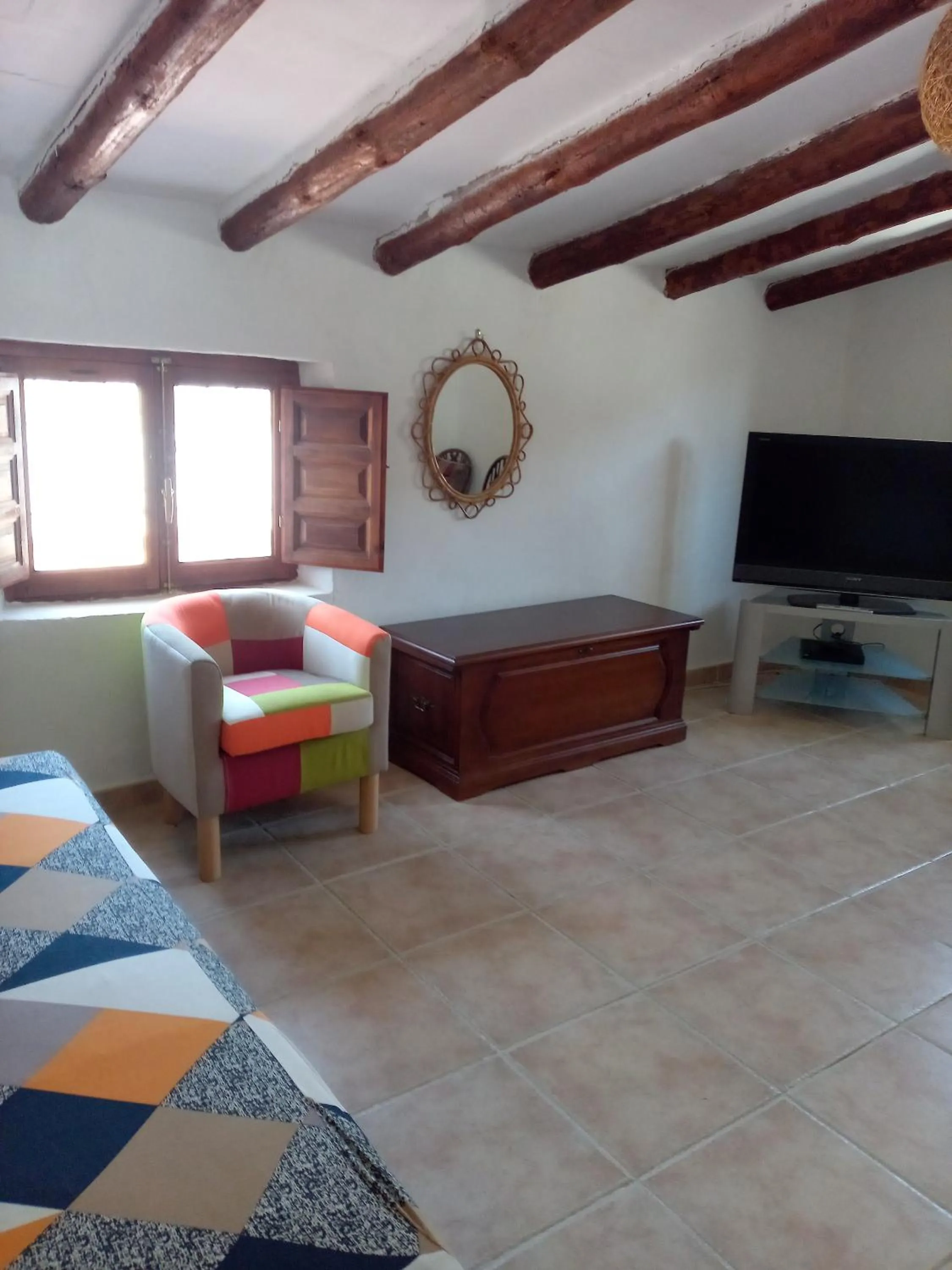 TV and multimedia, Bed in Almond Reef Casa Rural