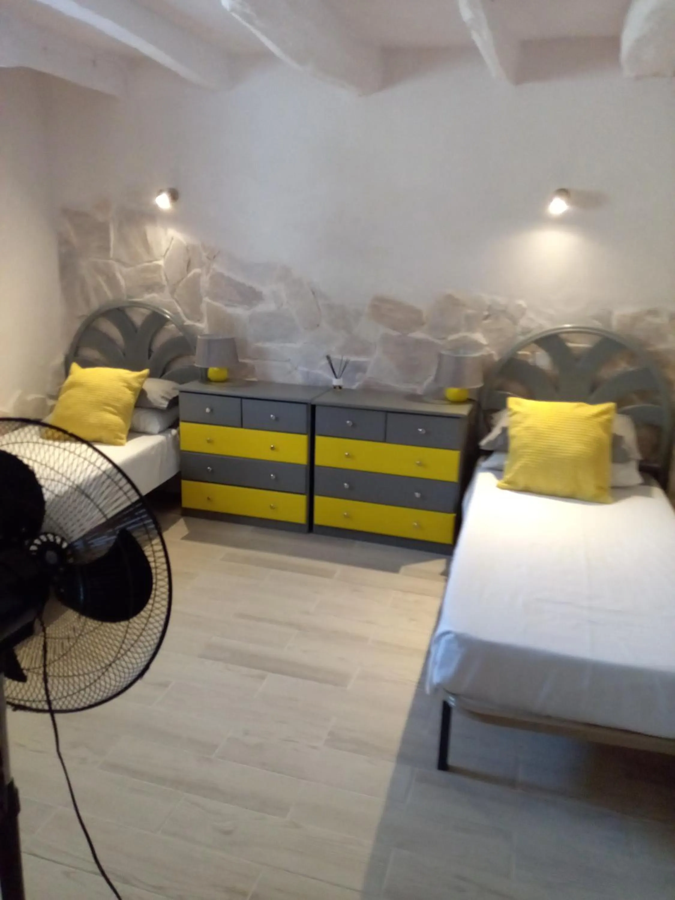 Bed in Almond Reef Casa Rural