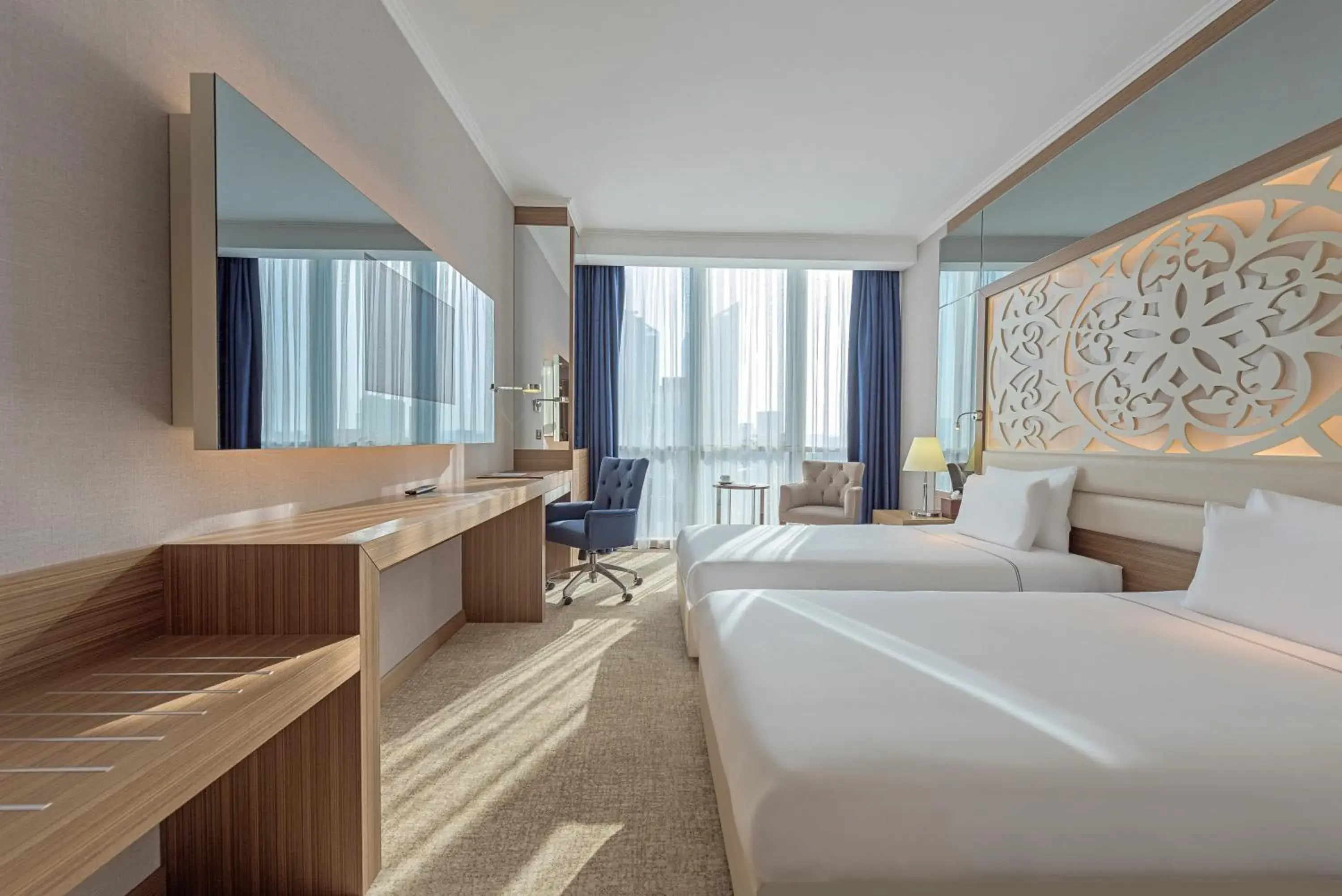 Standard Twin Room with City View in Grand Mercure Ankara Standard Twin Room with City View in Grand Mercure Ankara