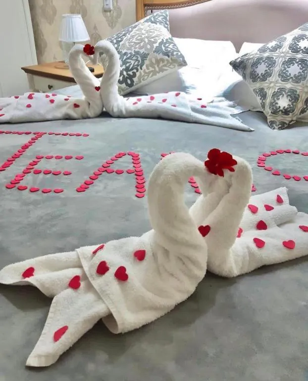 Bed in Pousada Villa Vie