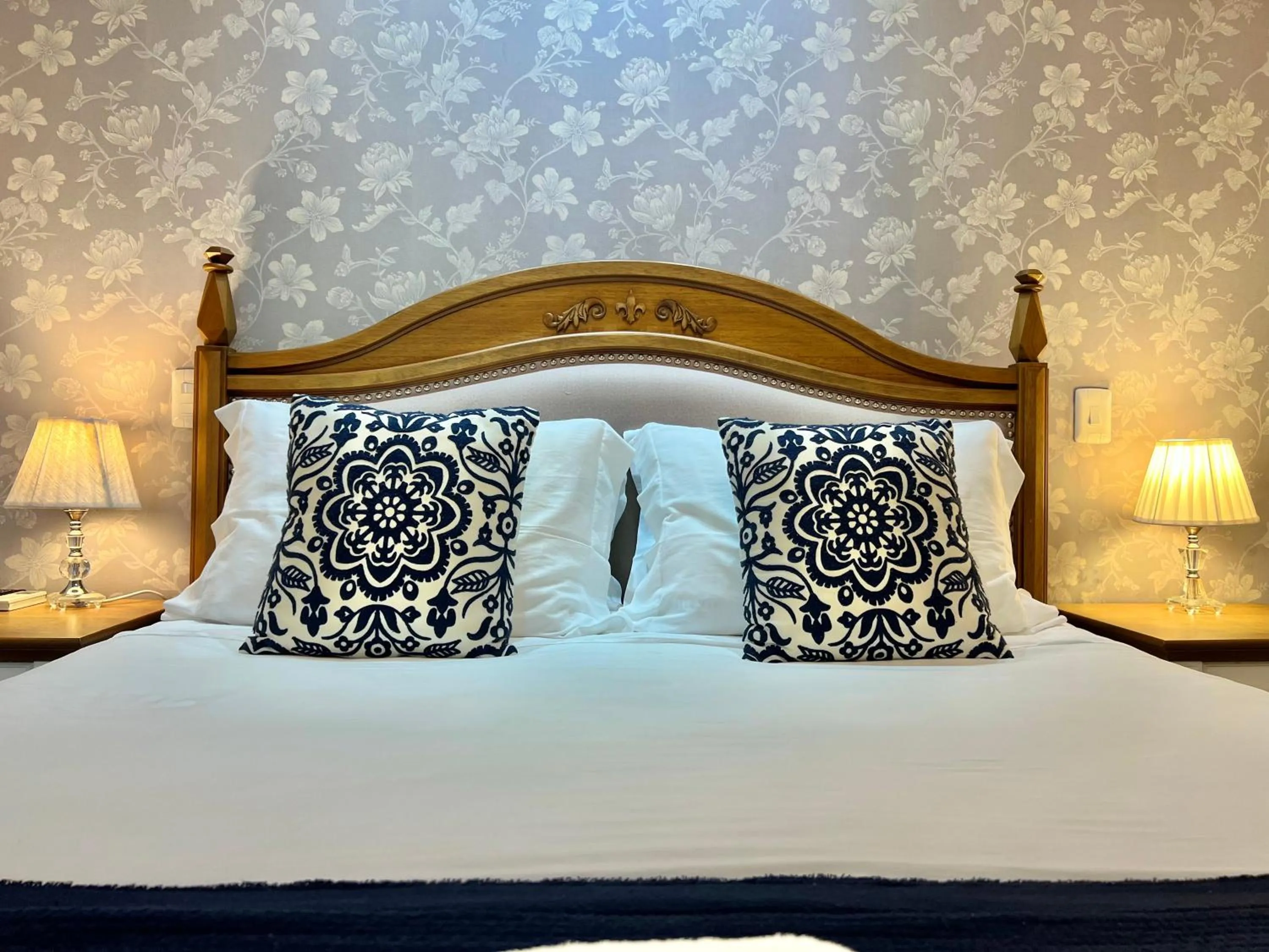 Bed in Pousada Villa Vie