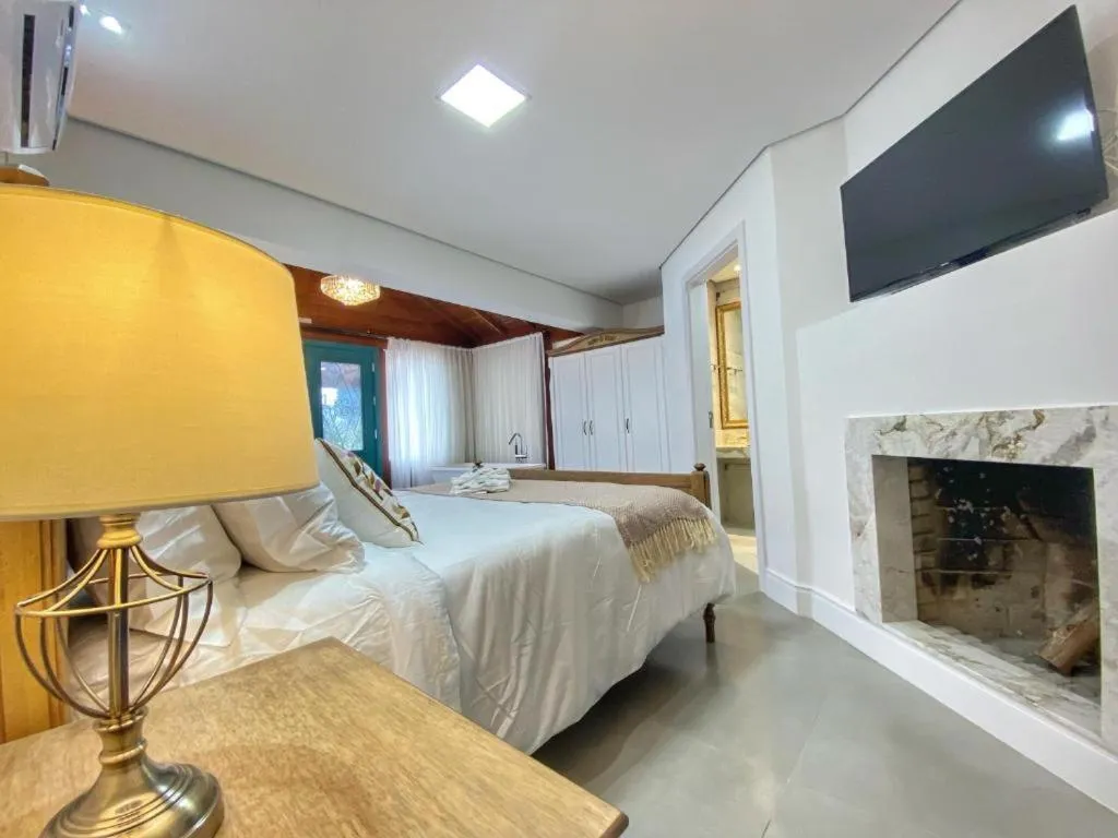 Bed in Pousada Villa Vie