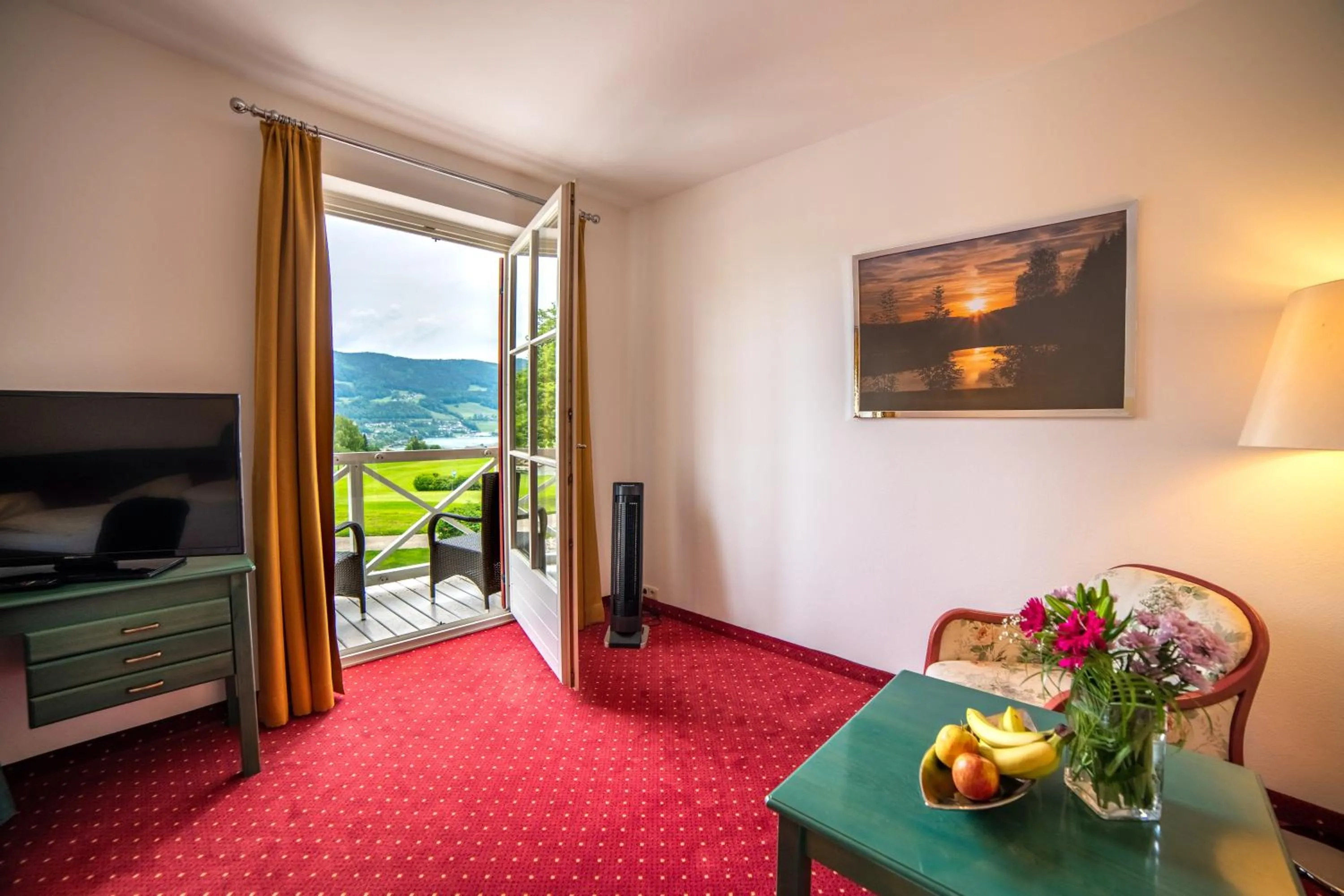 Double Room with Balcony - single occupancy in Hotel Drachenwand-Mondsee
