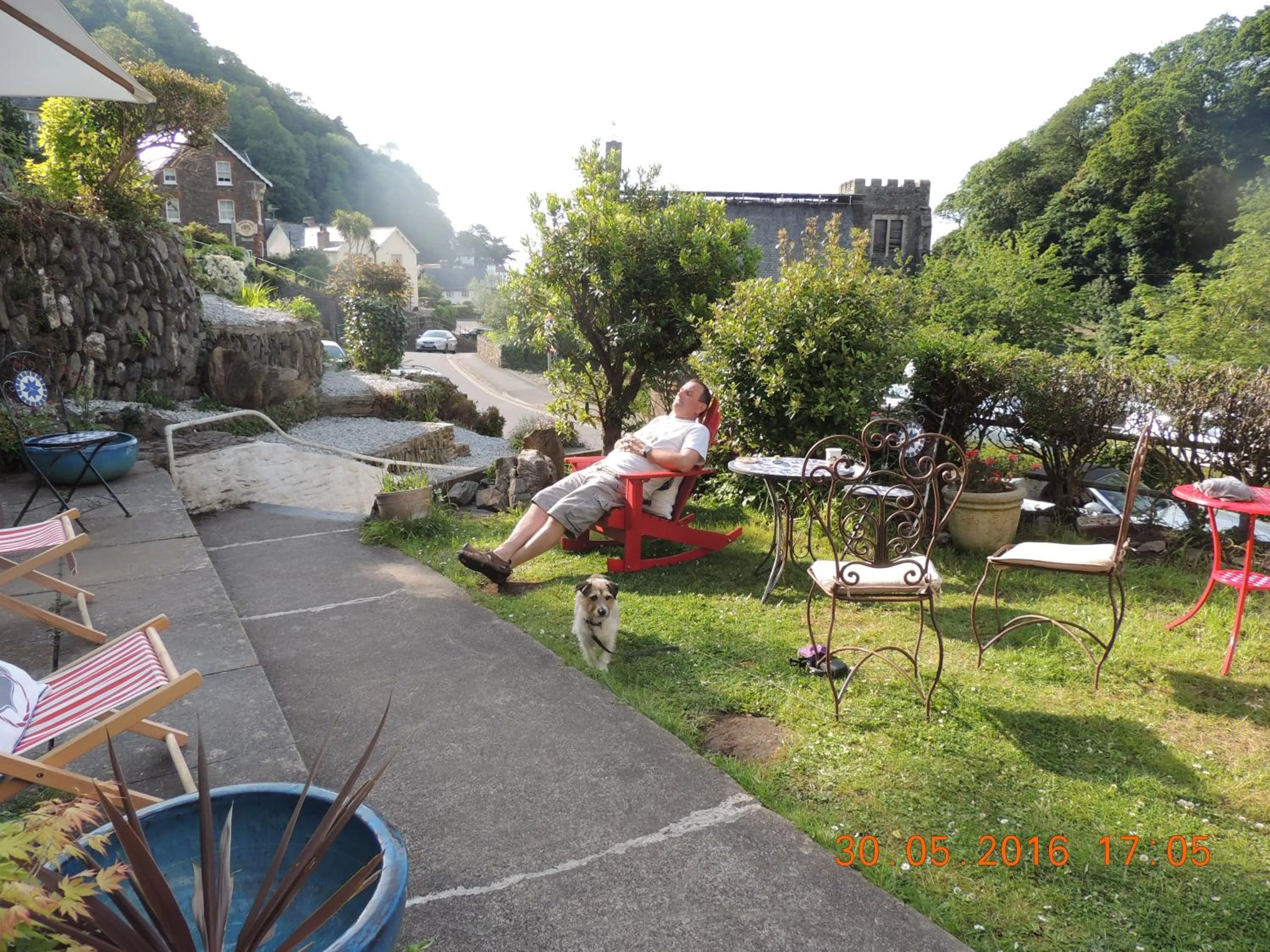 Garden in Orchard House Hotel