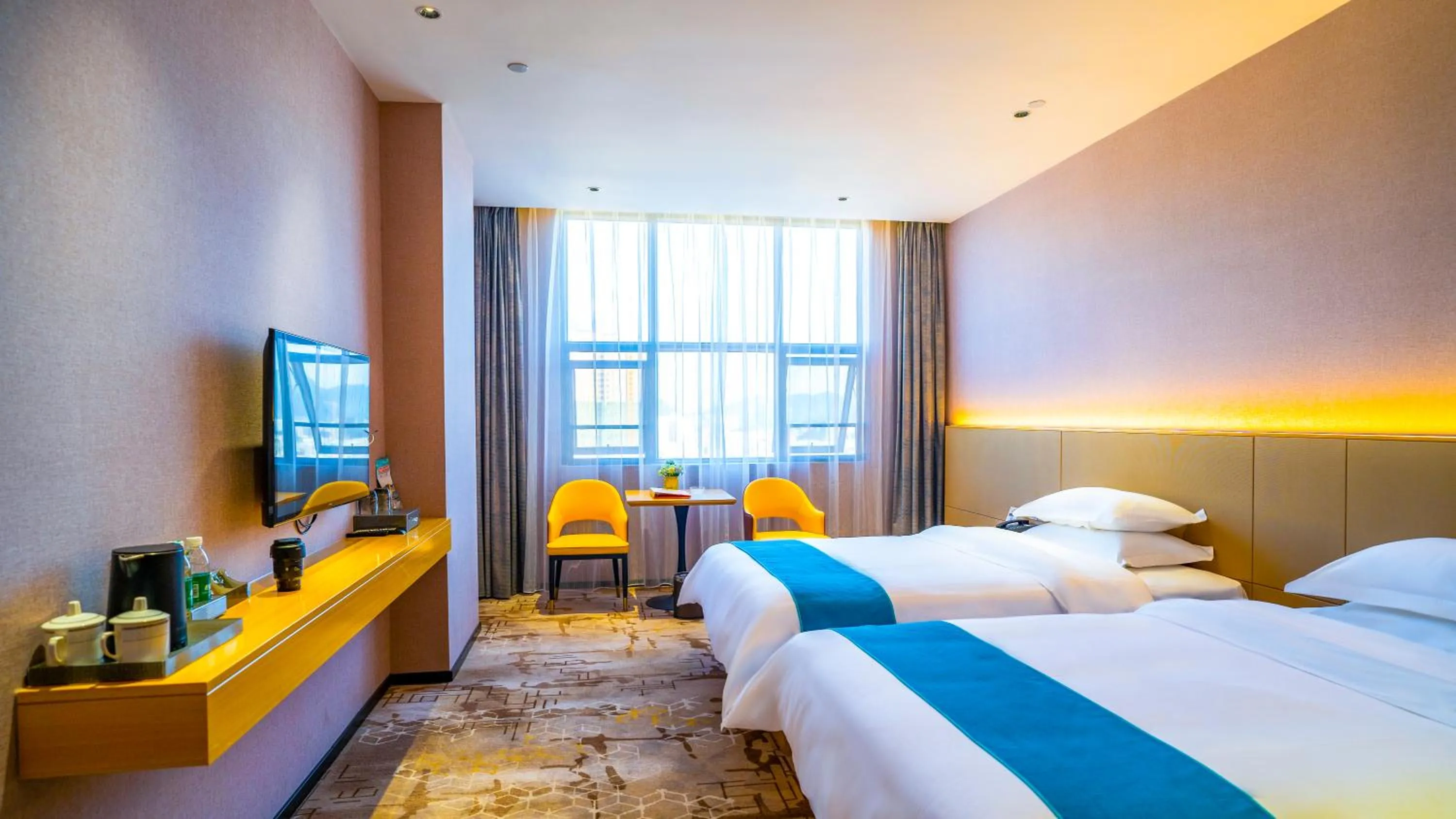 Bedroom, Bed in Wansheng Hotel