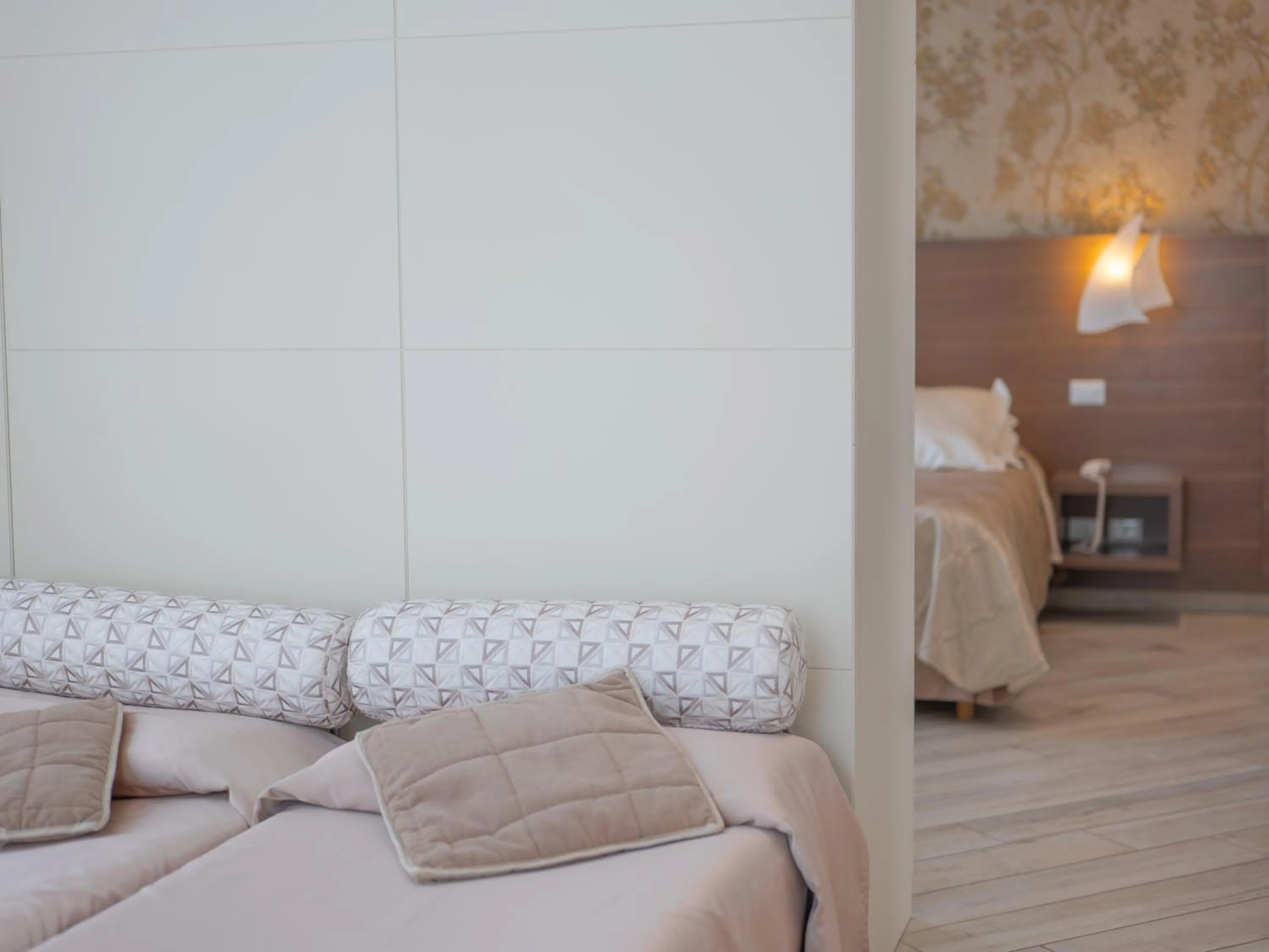 Seating area, Bed in Hotel Splendid