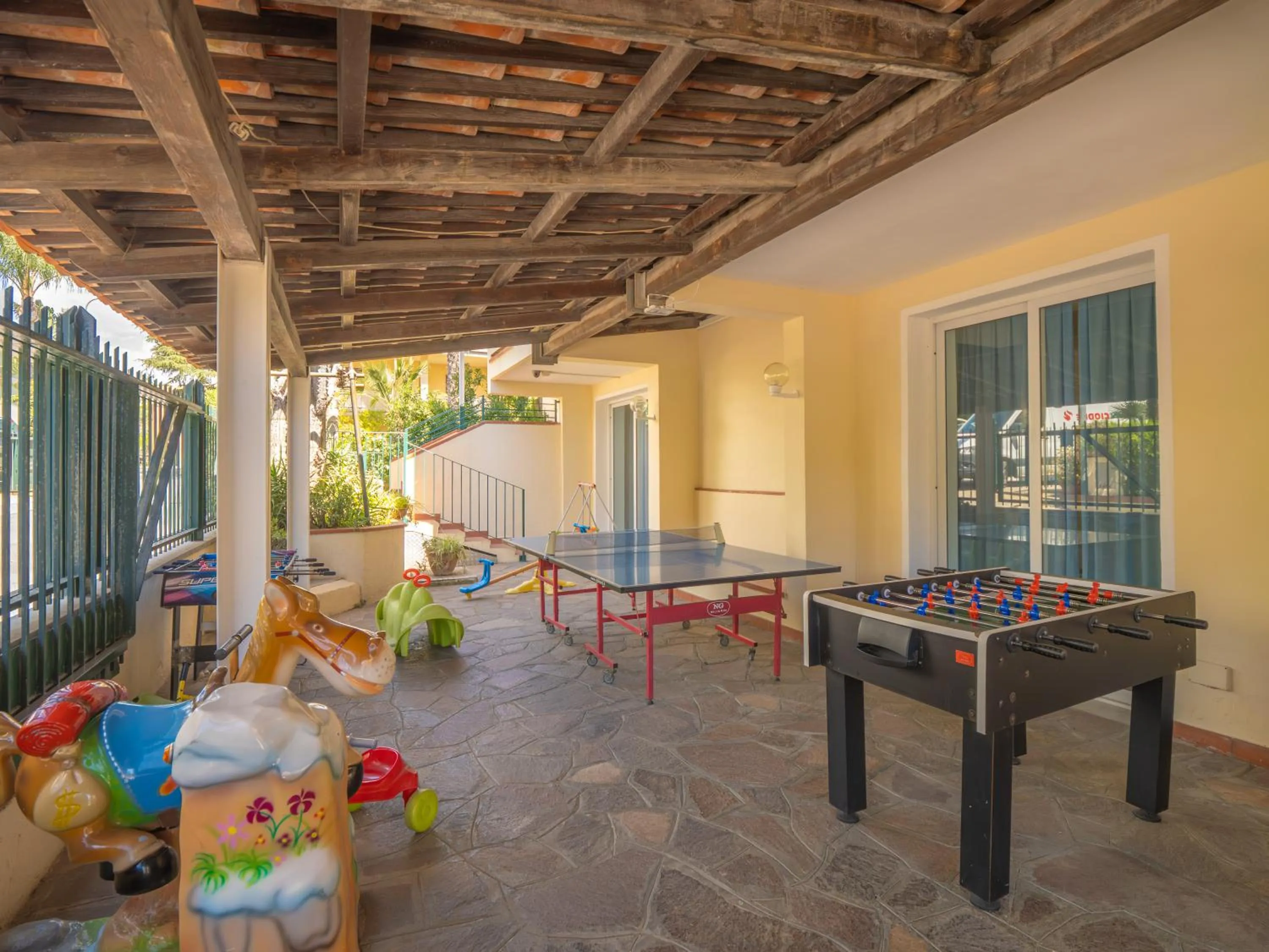 Patio in Hotel Splendid