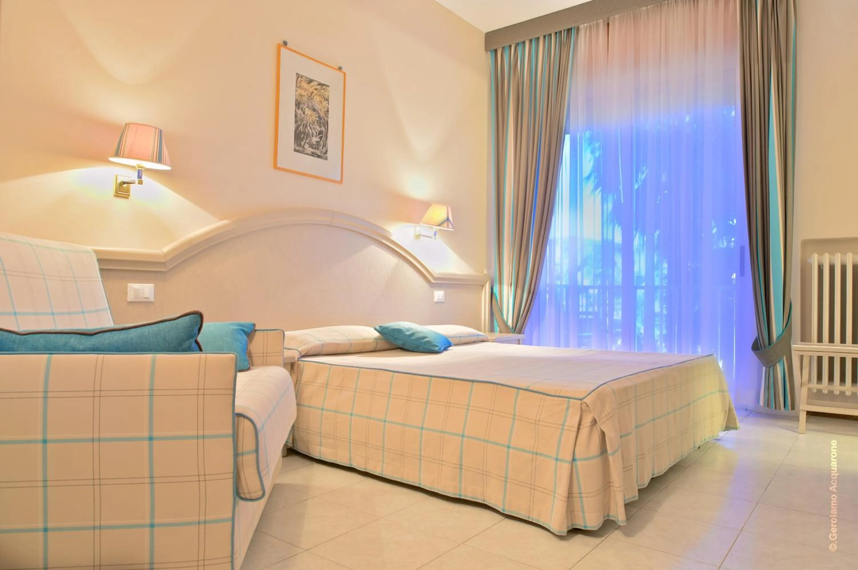 Double or Twin Room with Balcony and Sea View in Hotel Splendid