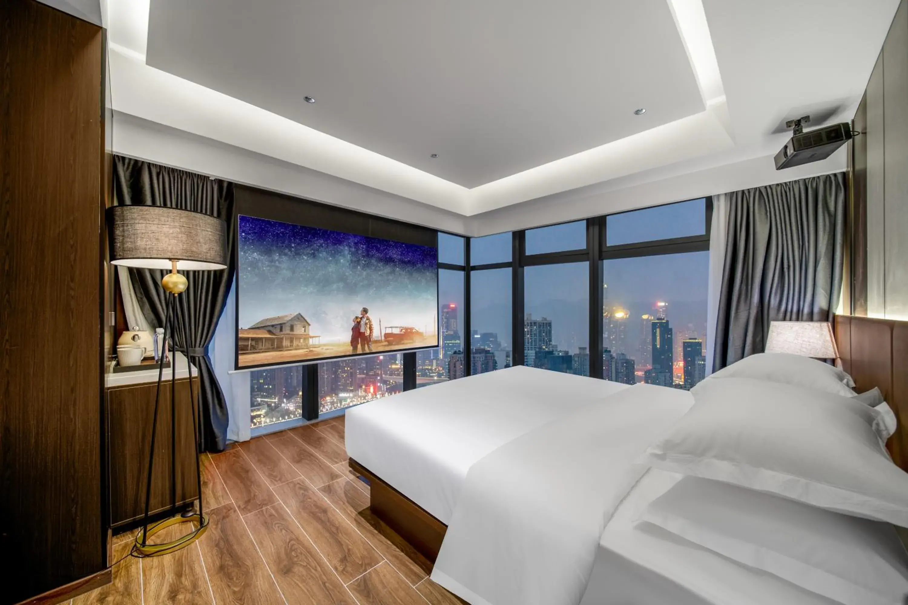 Suite with City View in Chongqing Junsheng Cloud River View Hotel -Guanyinqiao Beibin 1st Road Branch- Near Liziba, Hongyad ong, and Huaxin Street Metro Station Suite with City View in Chongqing Junsheng Cloud River View Hotel -Guanyinqiao Beibin 1st Road Branch- Near Liziba, Hongyad ong, and Huaxin Street Metro Station