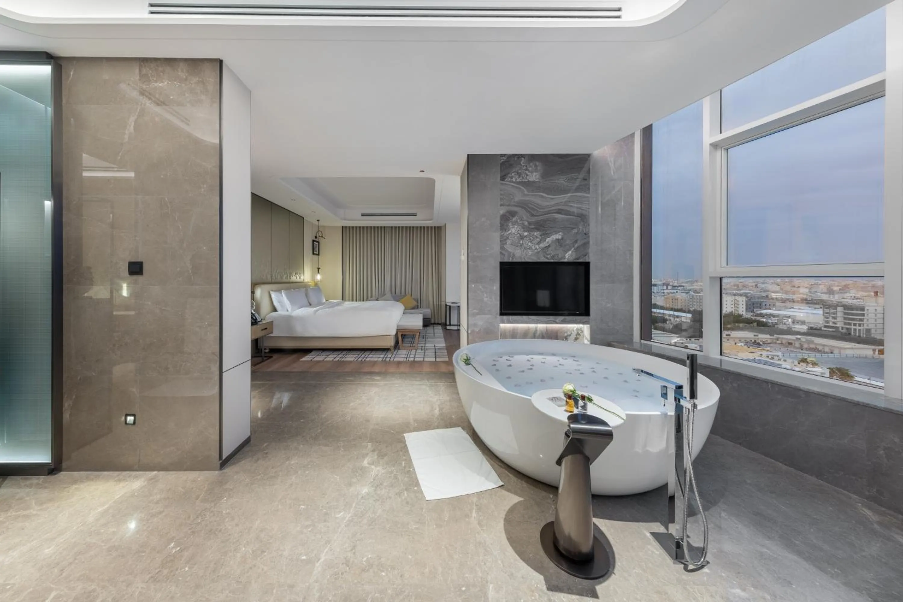 Bathroom, Bed in Braira Hafar Al-Batin