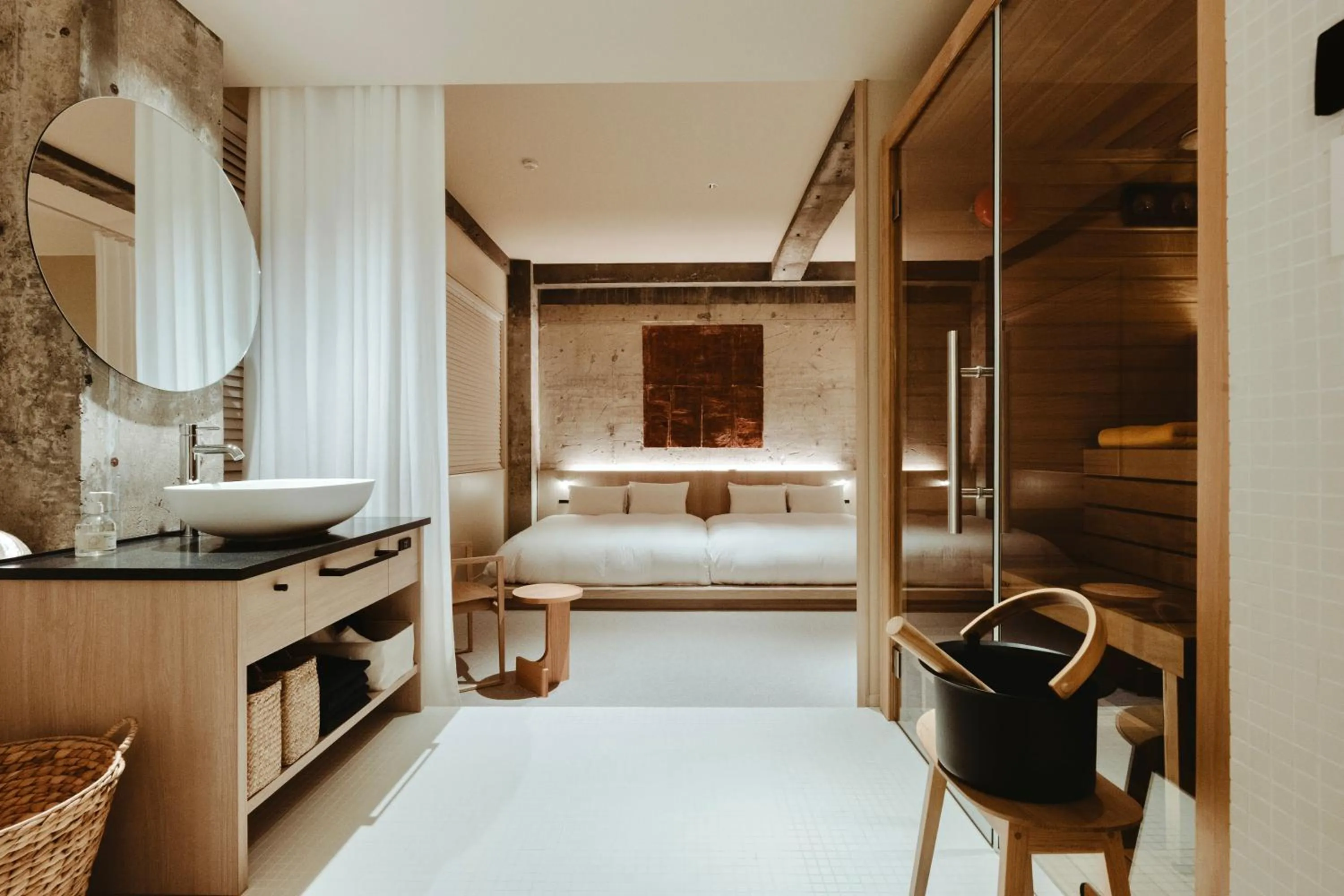 Sauna, Bed in mizuya