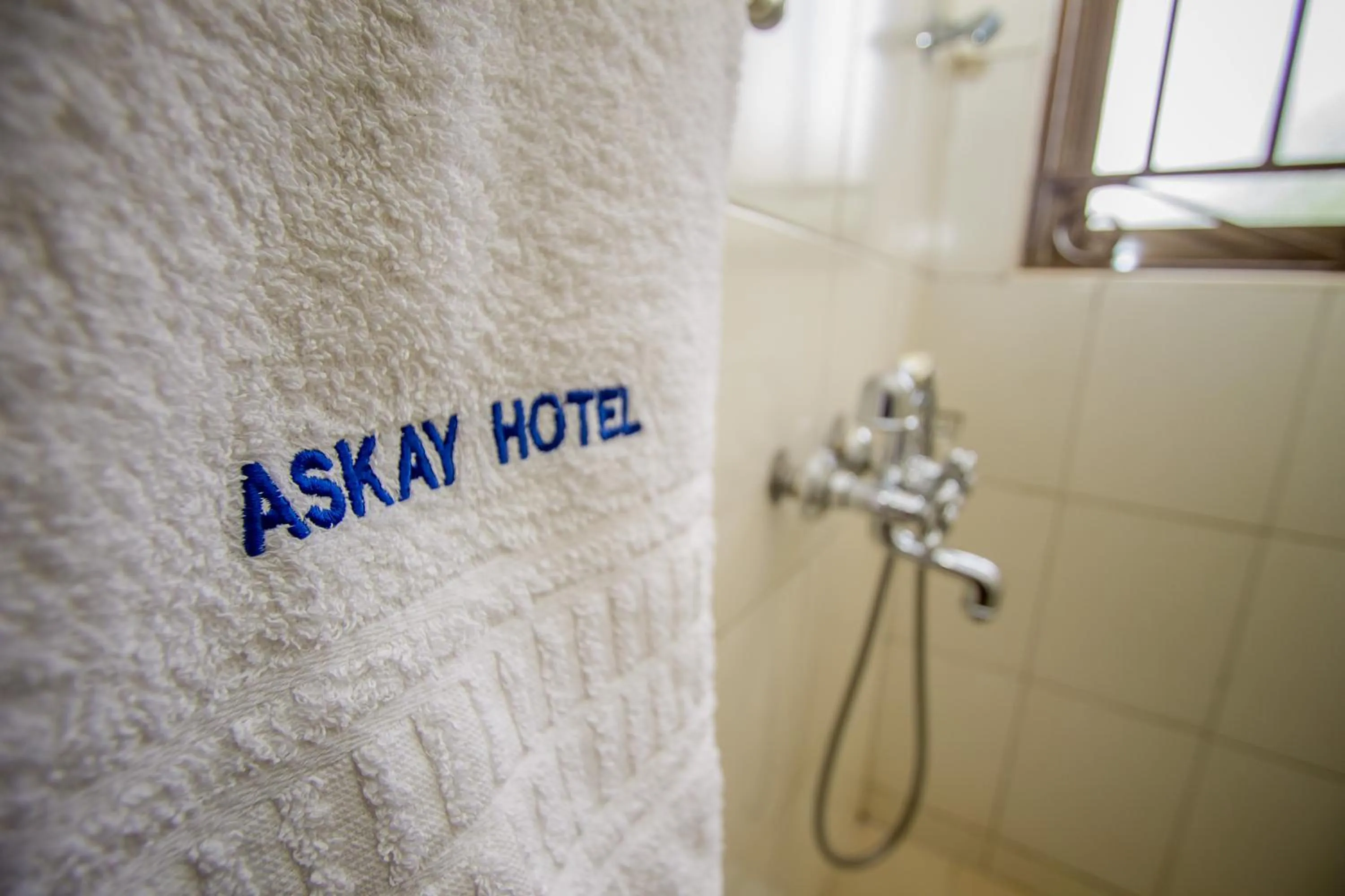 Shower in Askay Hotel Suites