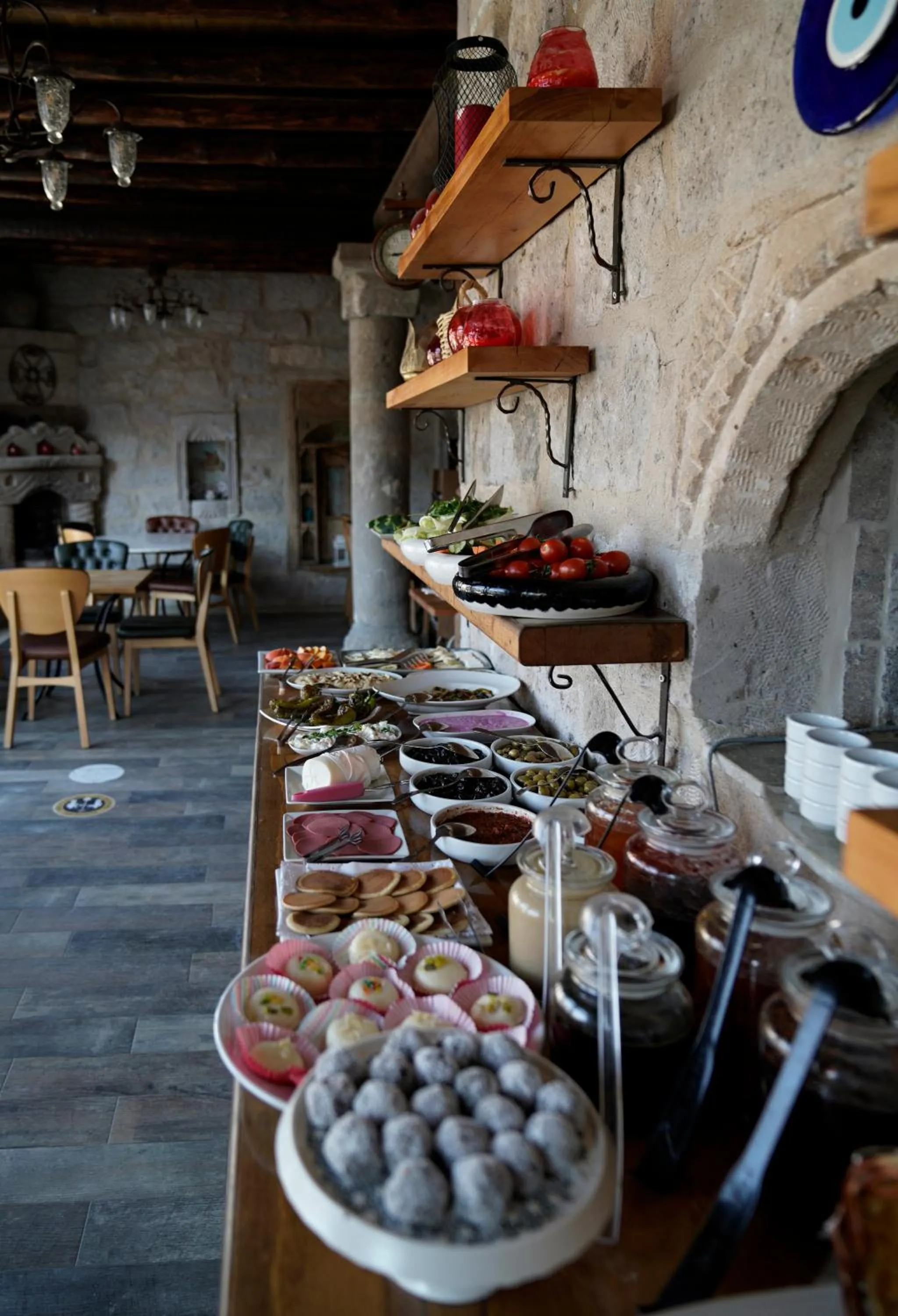 Breakfast in Tekkaya Cave Hotel