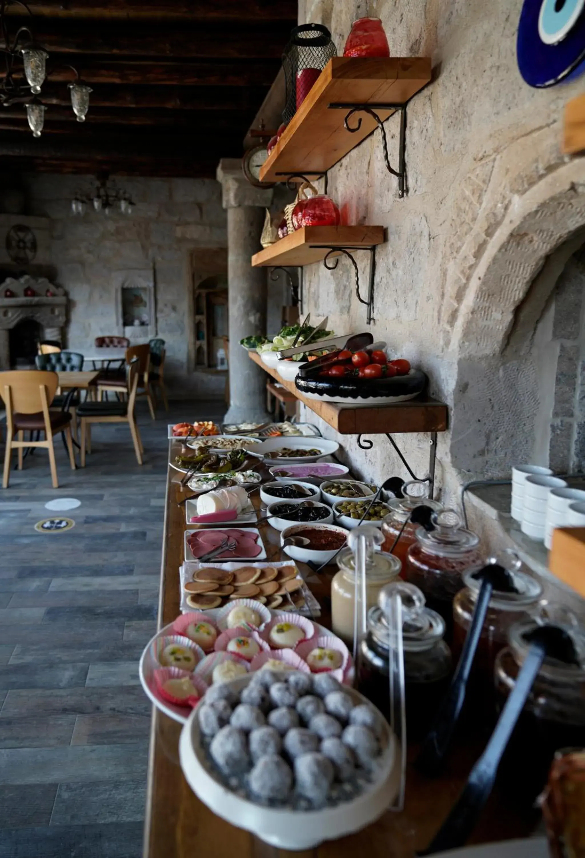 Breakfast in Tekkaya Cave Hotel Breakfast in Tekkaya Cave Hotel
