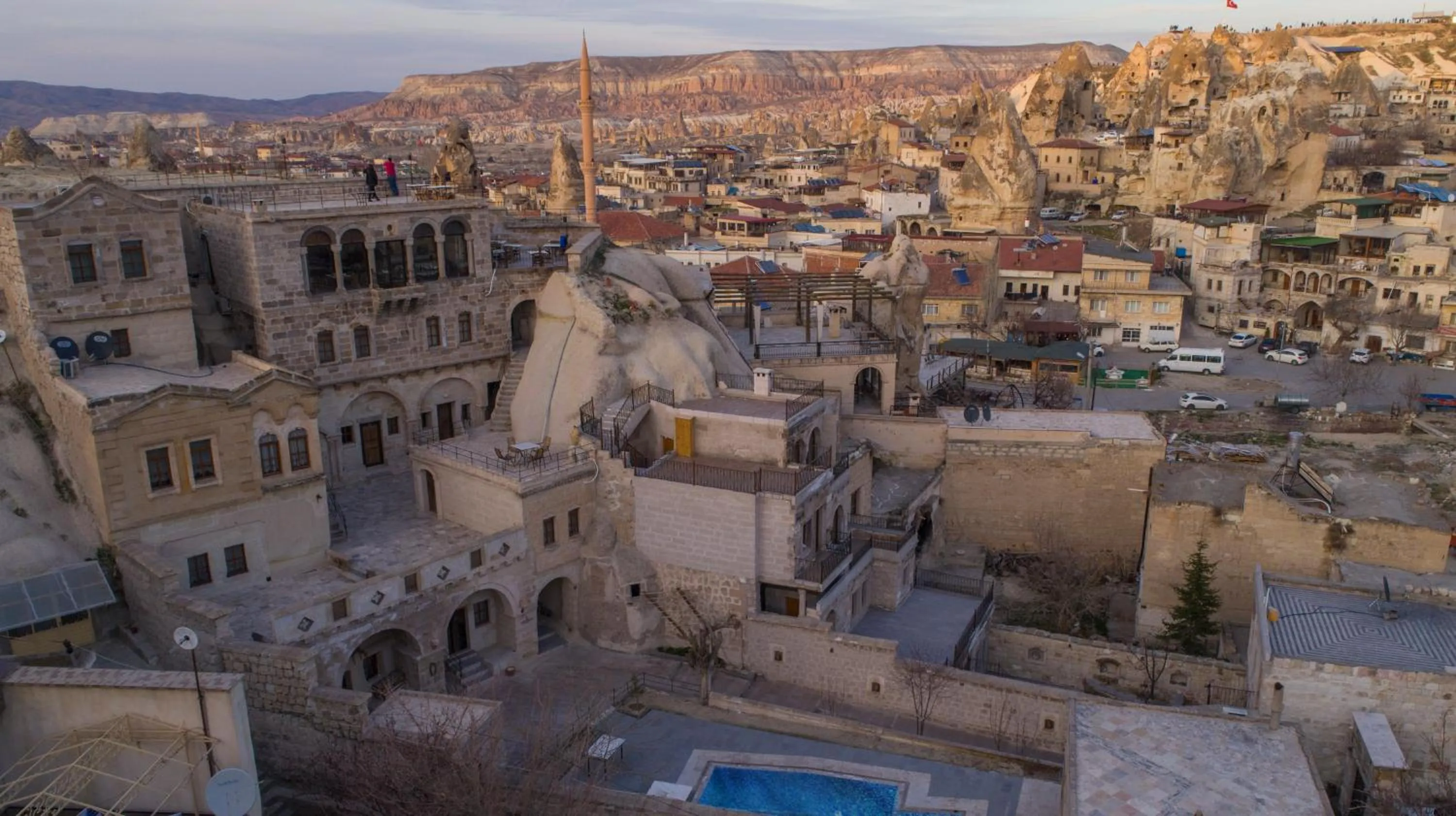 Swimming pool in Tekkaya Cave Hotel