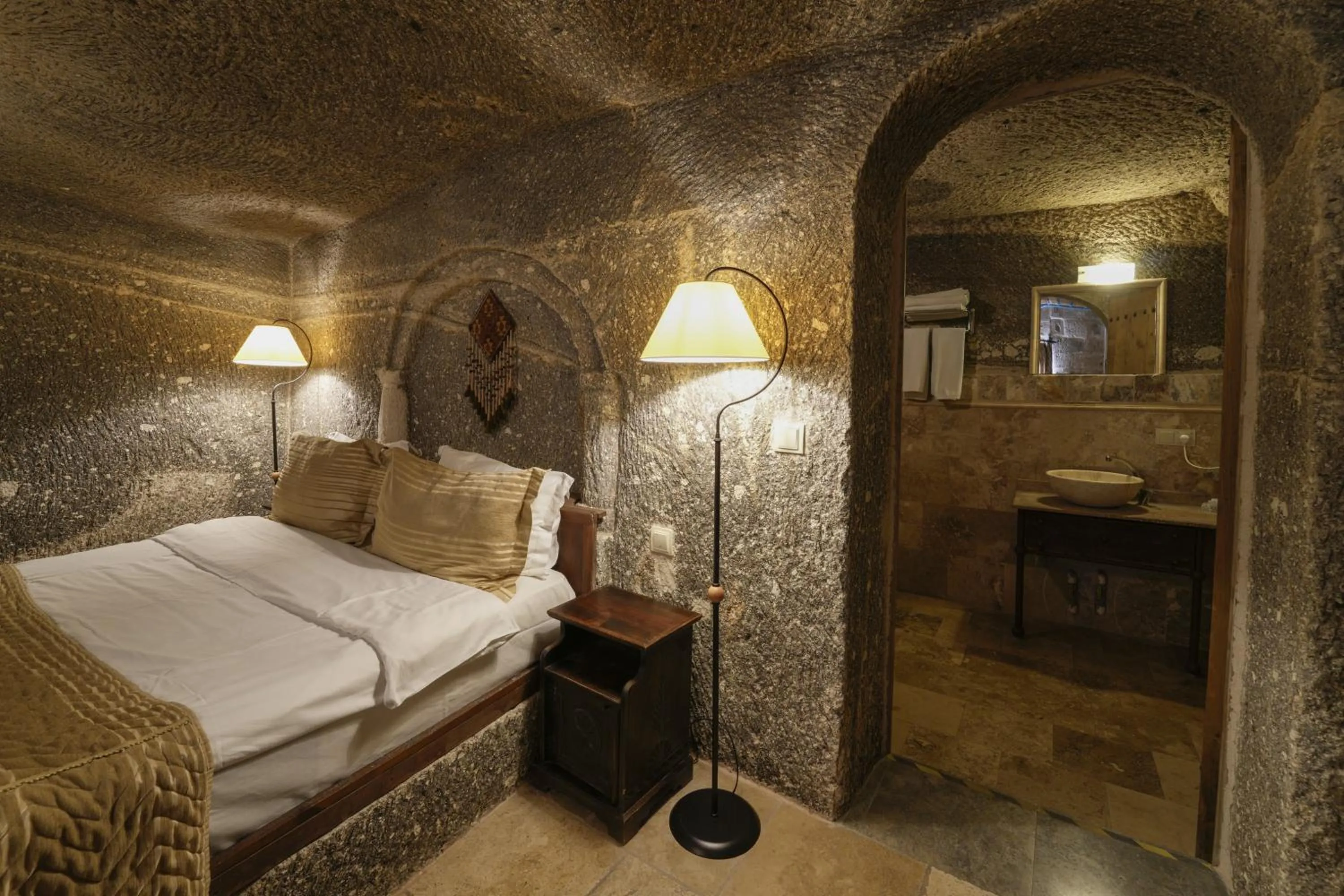 Bedroom, Bed in Tekkaya Cave Hotel