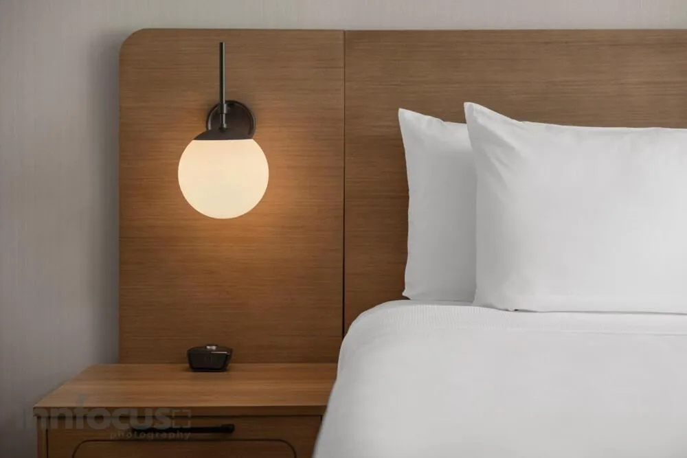 Bed in Hyatt House Mississauga / Airport Corp Center