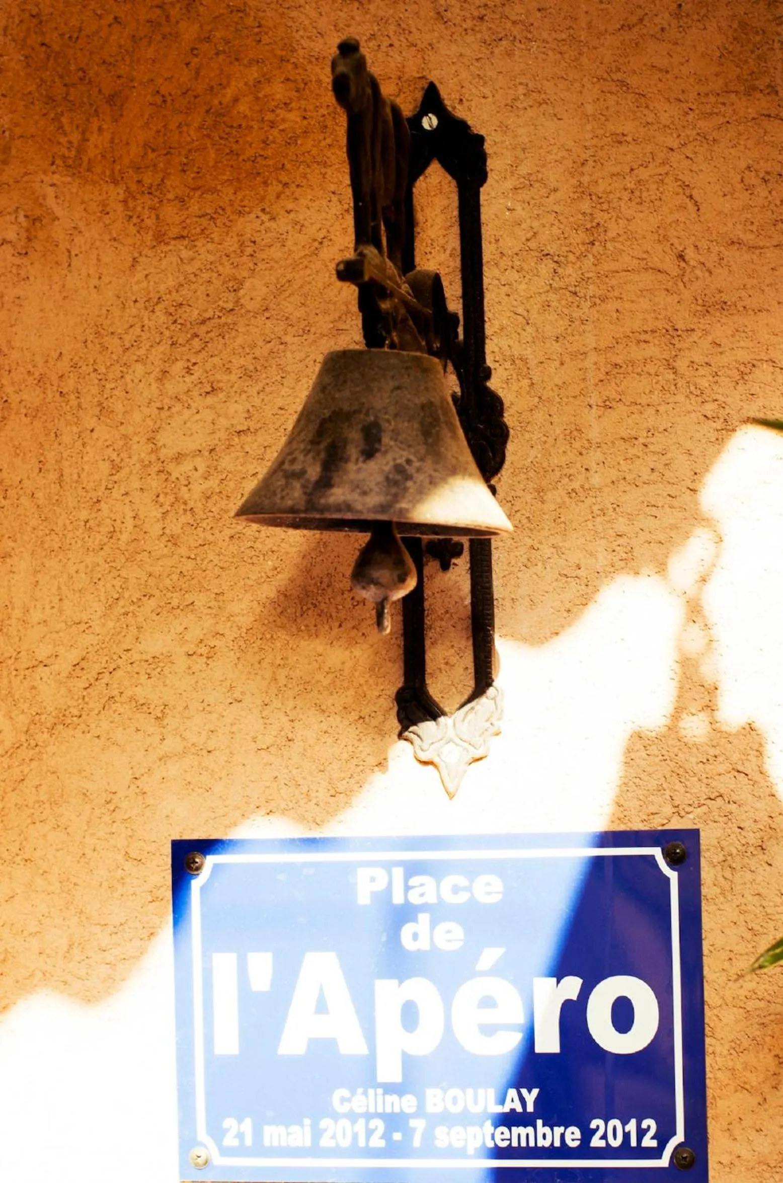 Decorative detail in Gite Fa Mille maison bleu