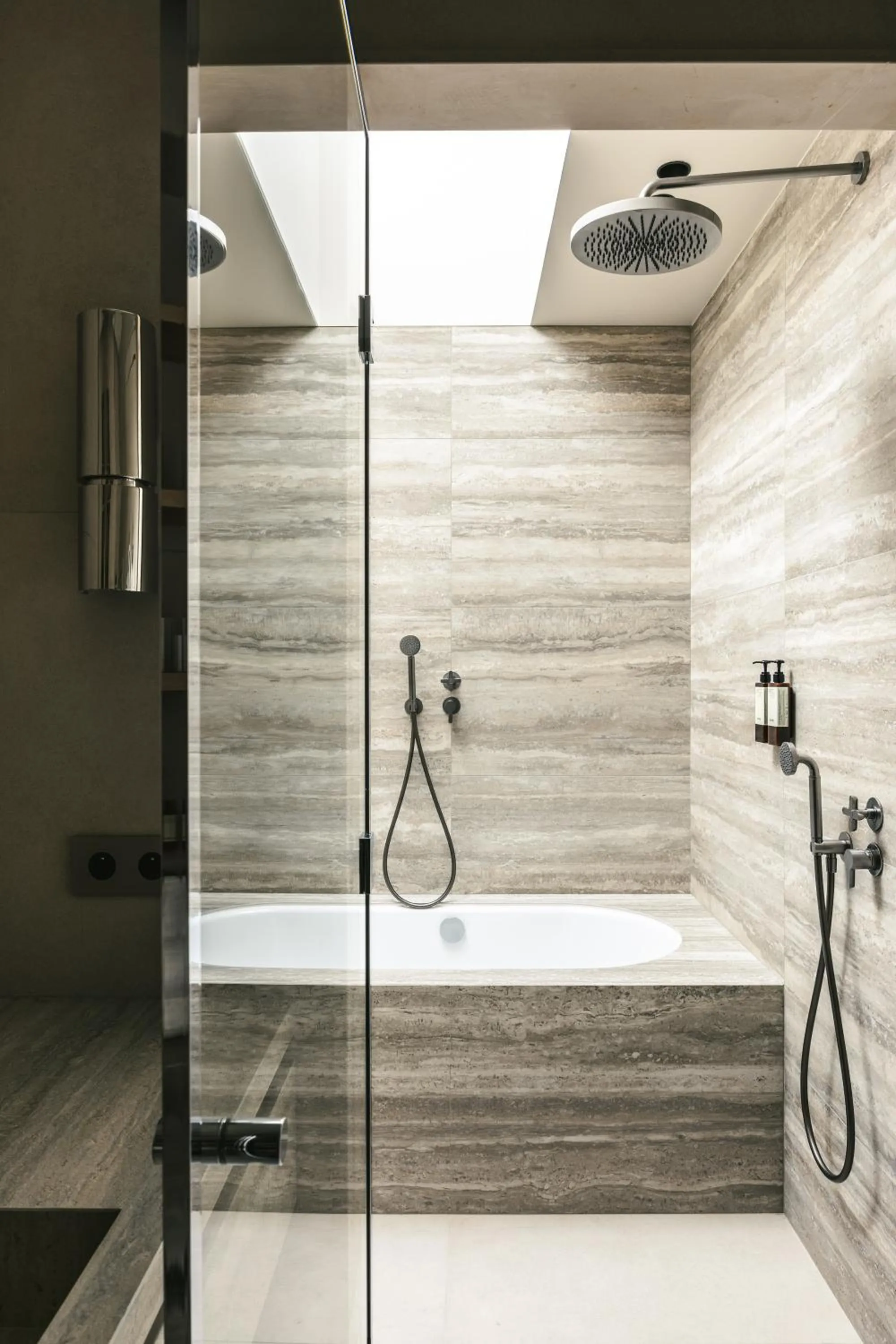 Shower in Mondovi Luxury Suites
