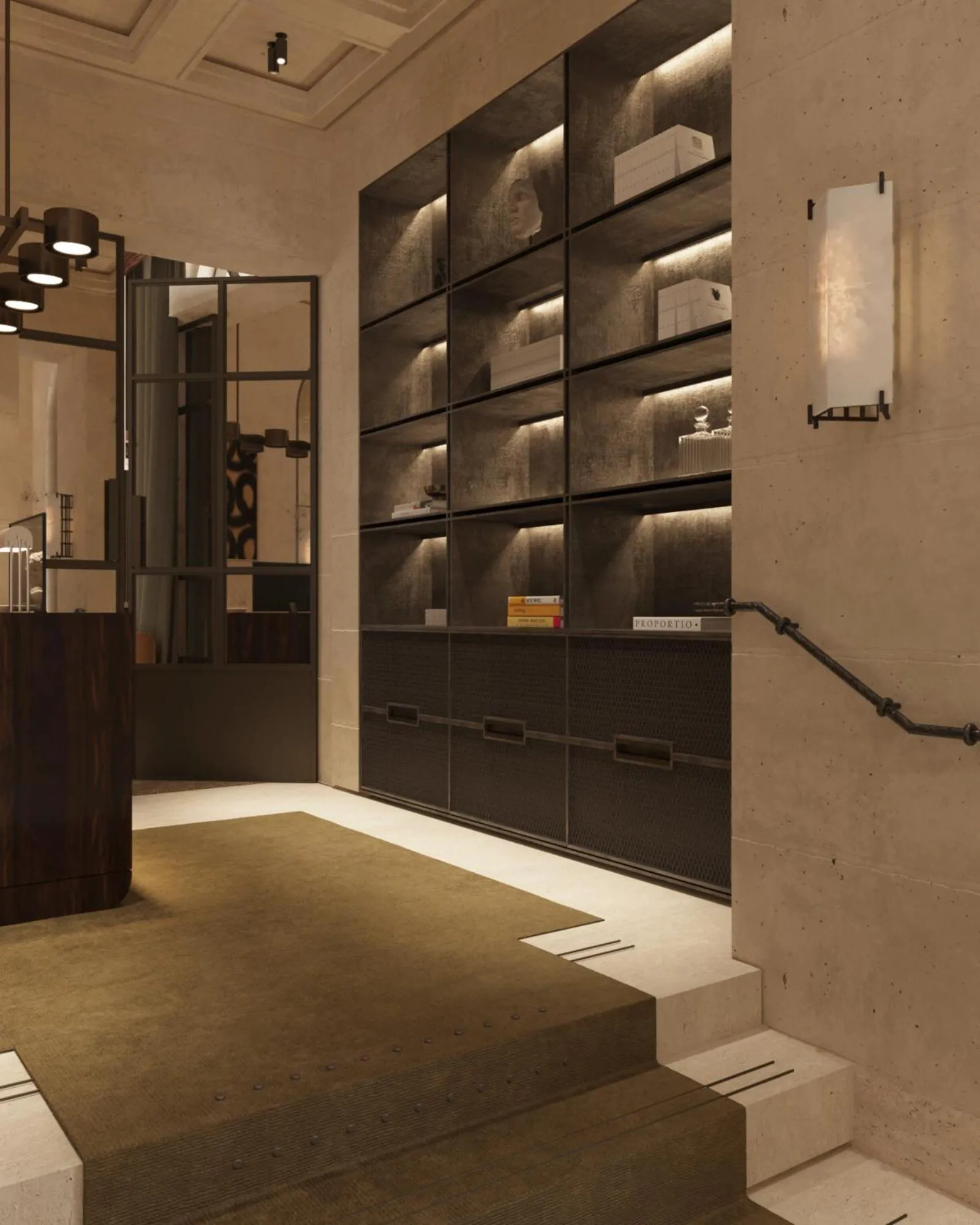 Lobby or reception in Mondovi Luxury Suites