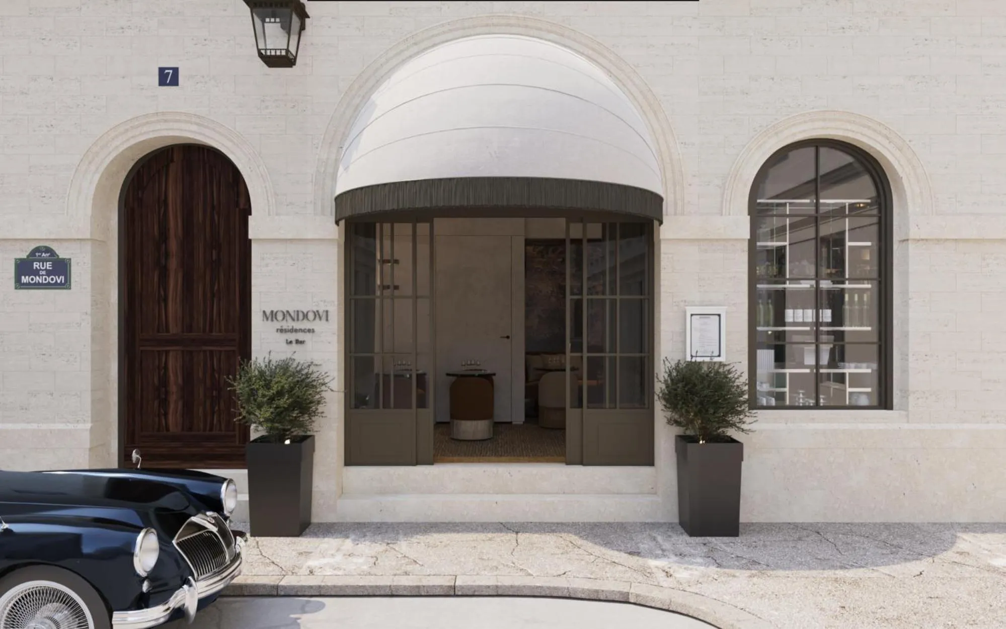 Facade/entrance in Mondovi Luxury Suites