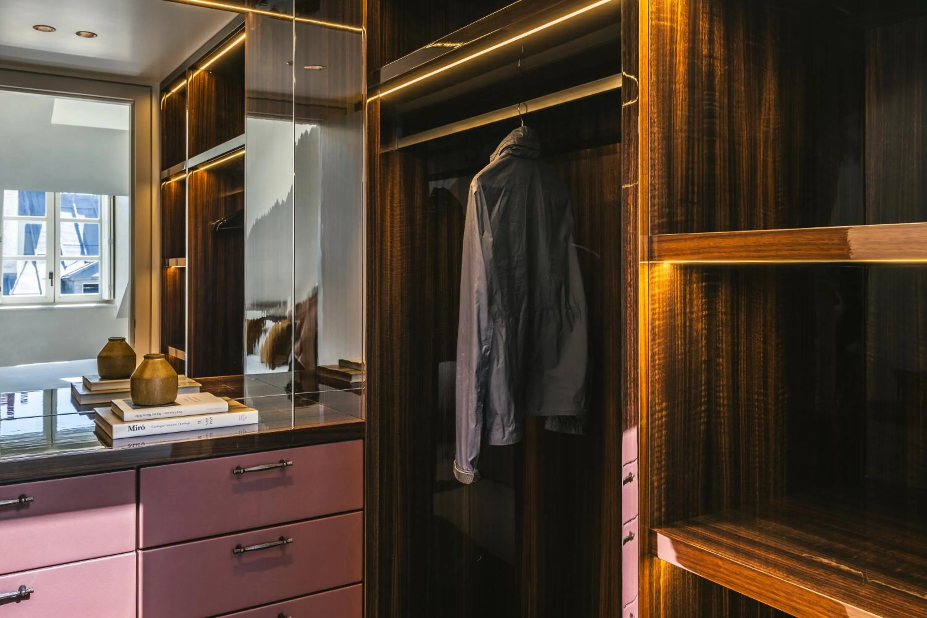wardrobe in Mondovi Luxury Suites