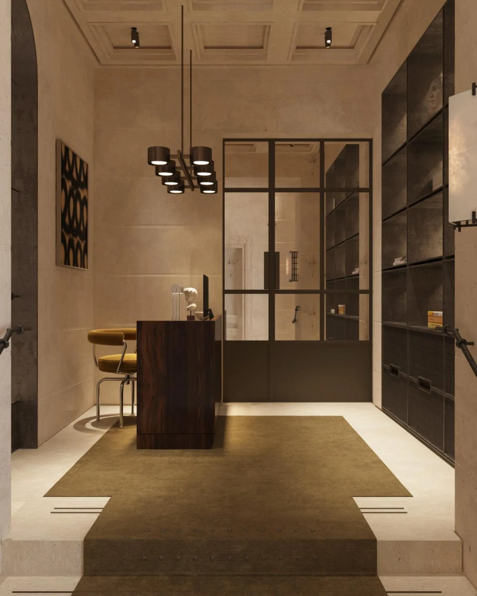 Lobby or reception in Mondovi Luxury Suites