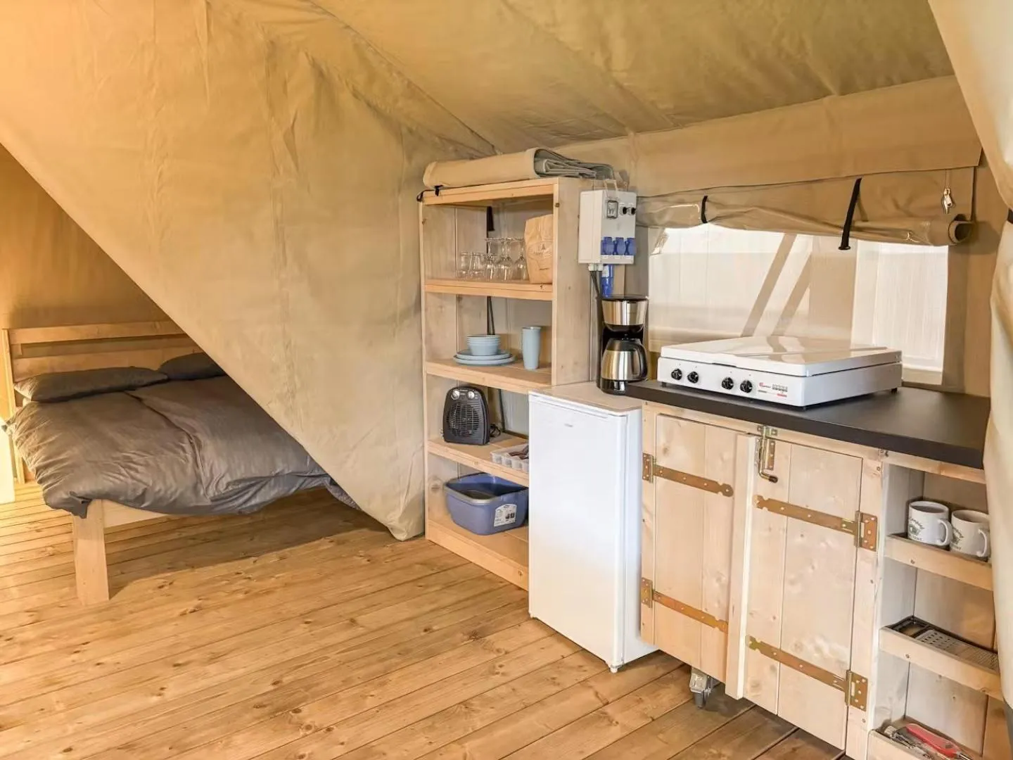 Coffee/tea facilities in Toftum Bjerge Camping & Cottages